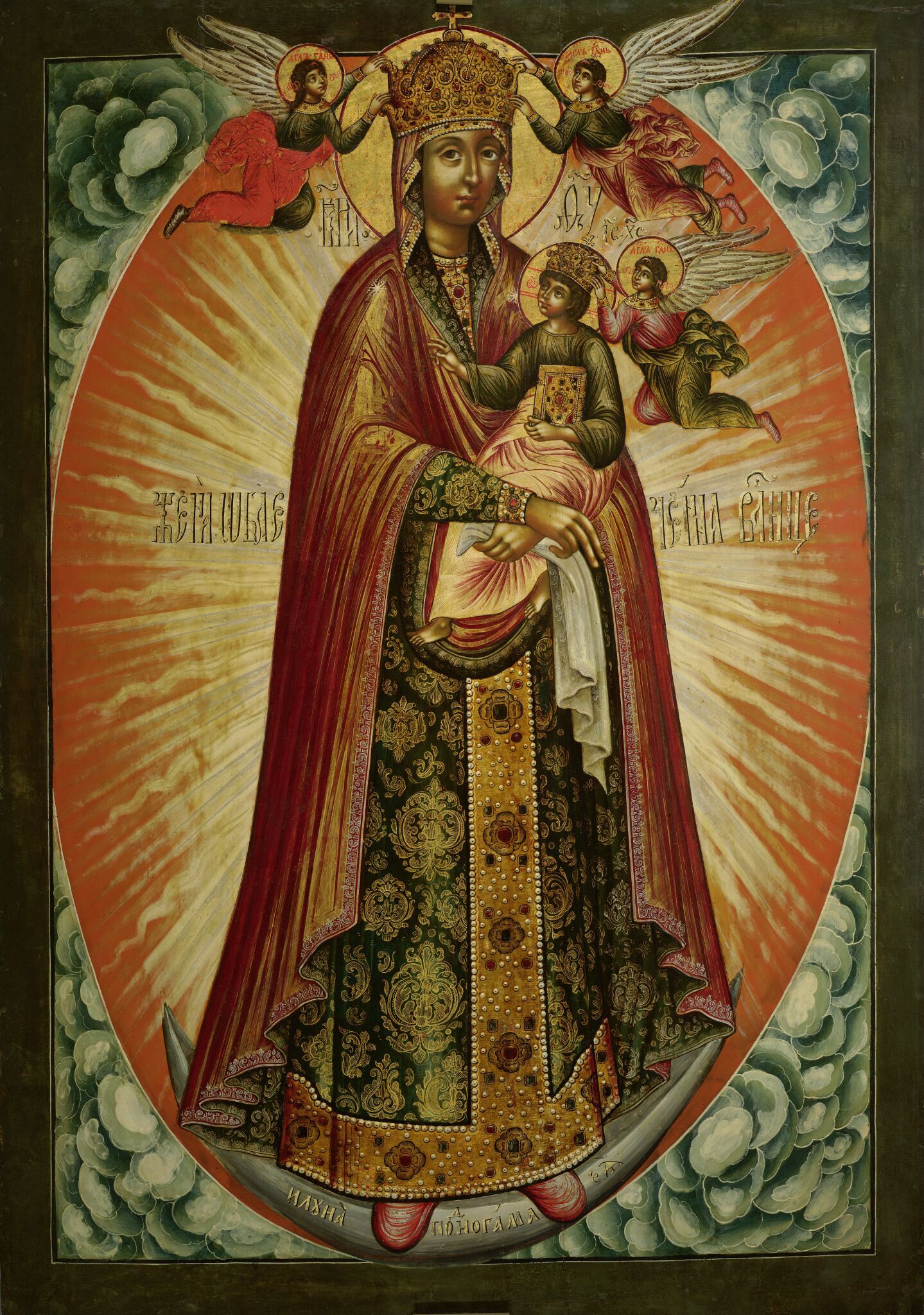 Богоматерь «Жена, облеченная в солнце», late 17th – early 18th century
