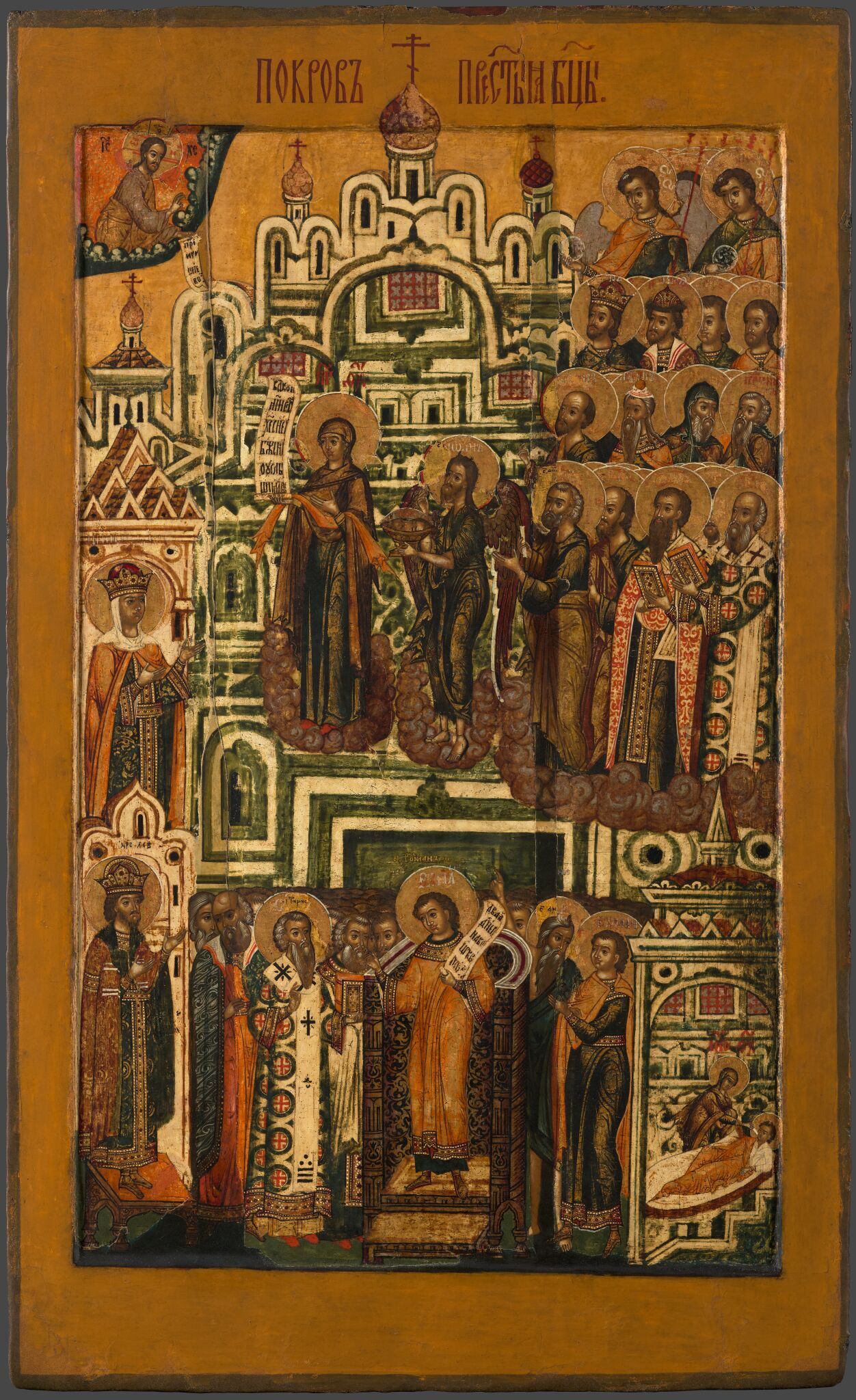 Покров Богоматери, late 17th century