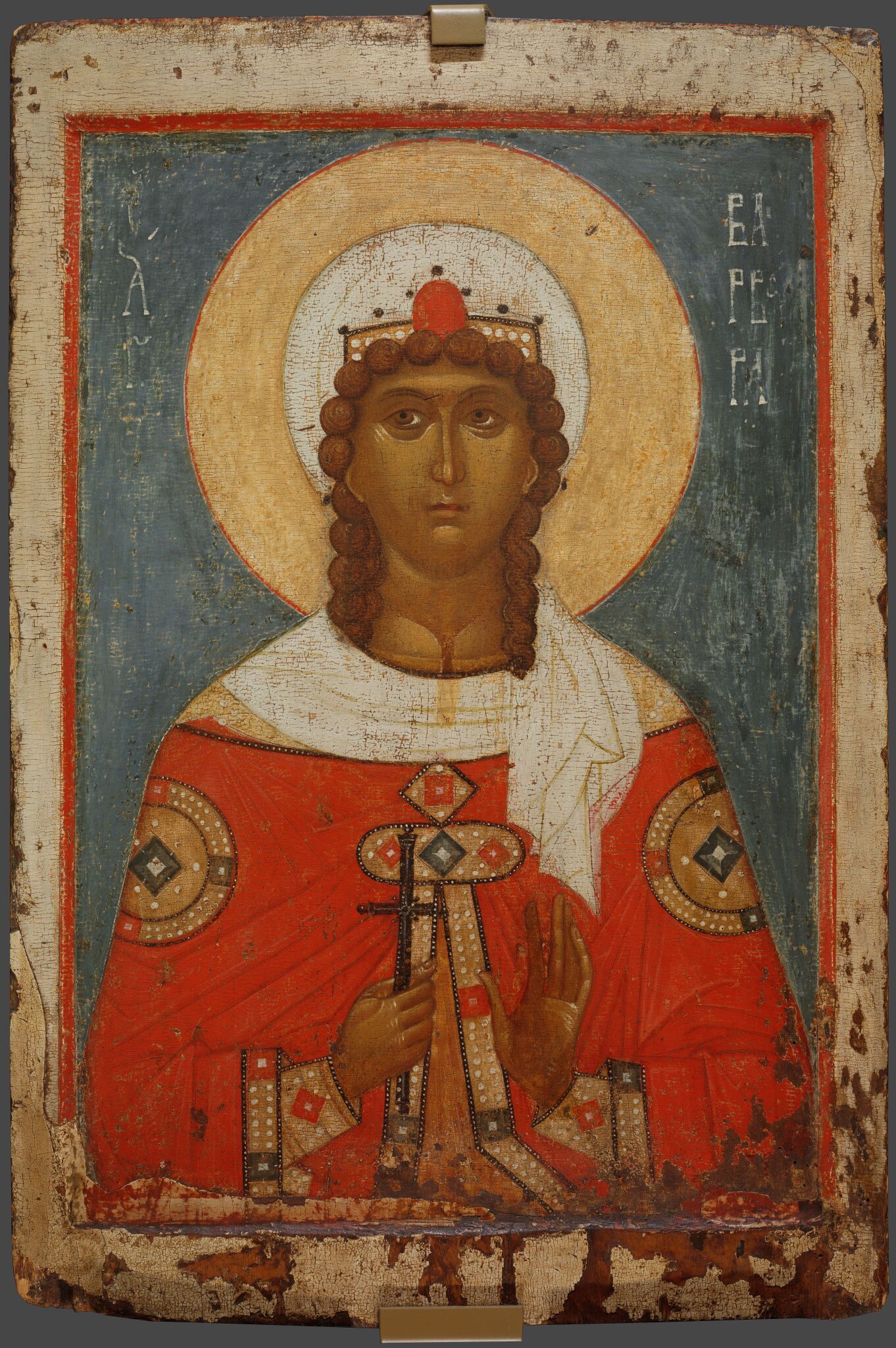 Святая Варвара, second half of the 14th century