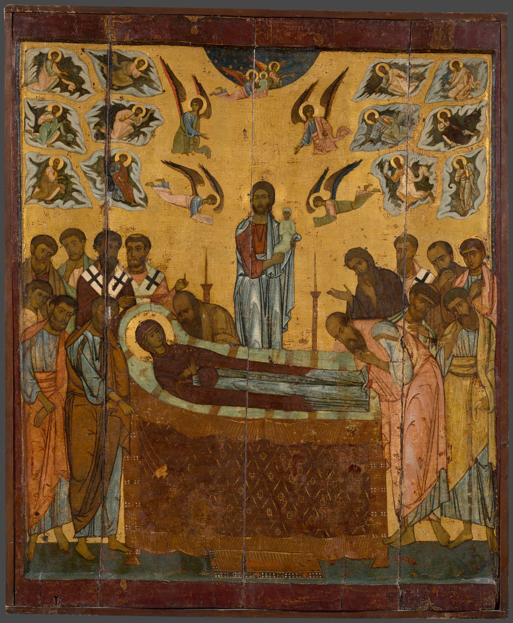 Успение Богоматери, early 13th century