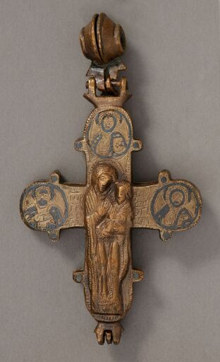 Крест-энколпион. Распятие; Богоматерь Купятицкая