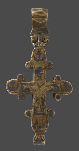 Крест-энколпион. Распятие; Богоматерь Влахернитисса