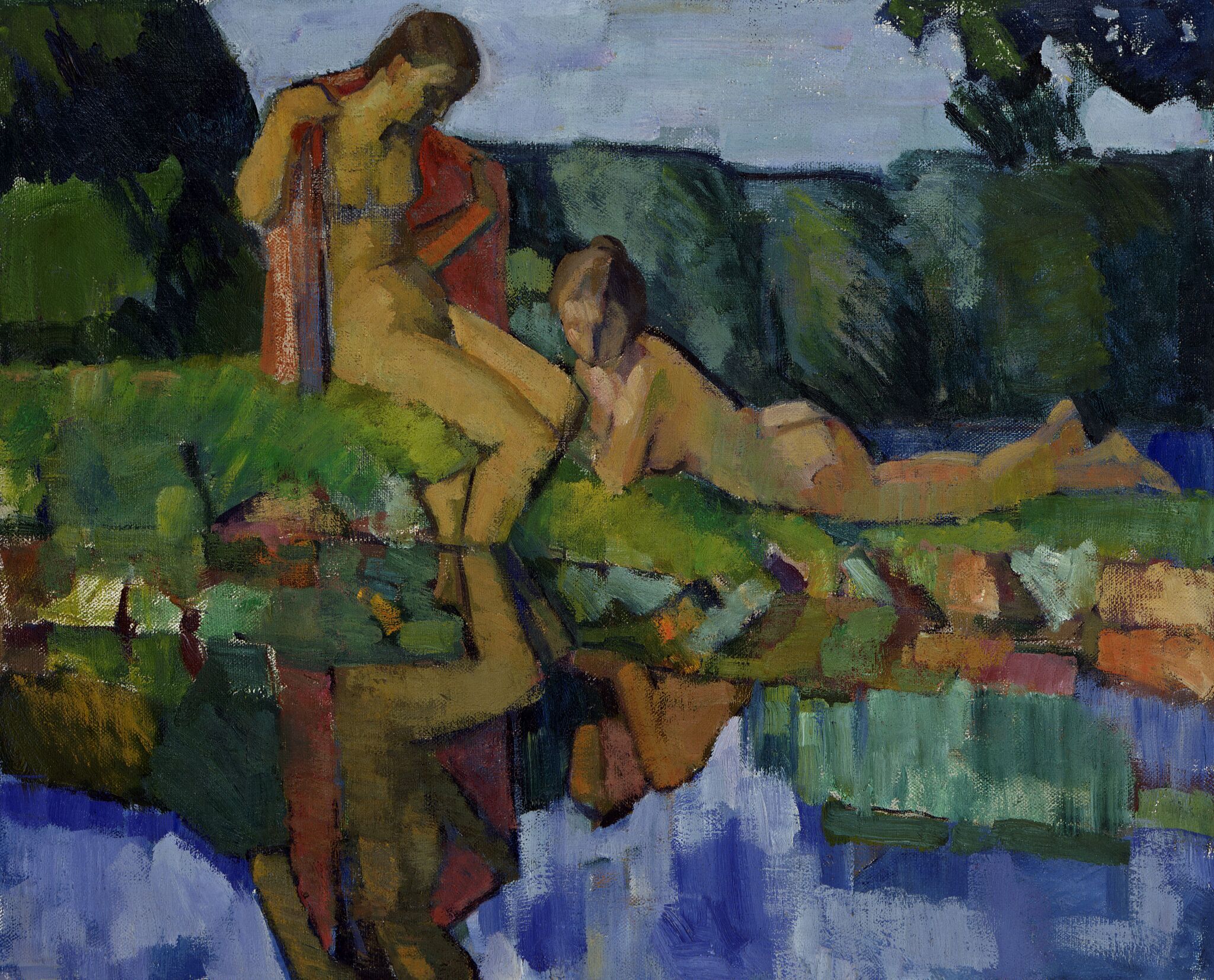 У воды, Nikolai Ulyanov, 1924