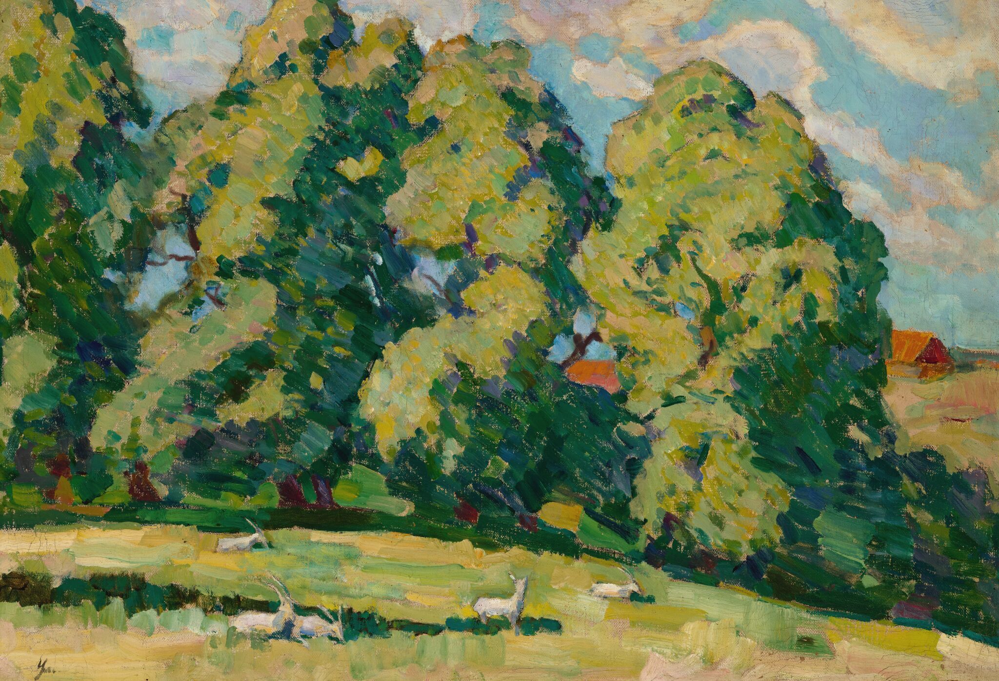 Лето. Липы, Nikolai Ulyanov, 1919
