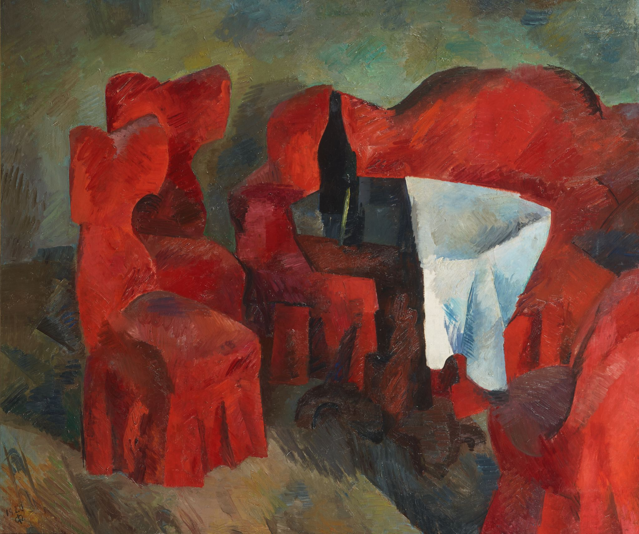 Красная мебель, Robert Falk, 1920