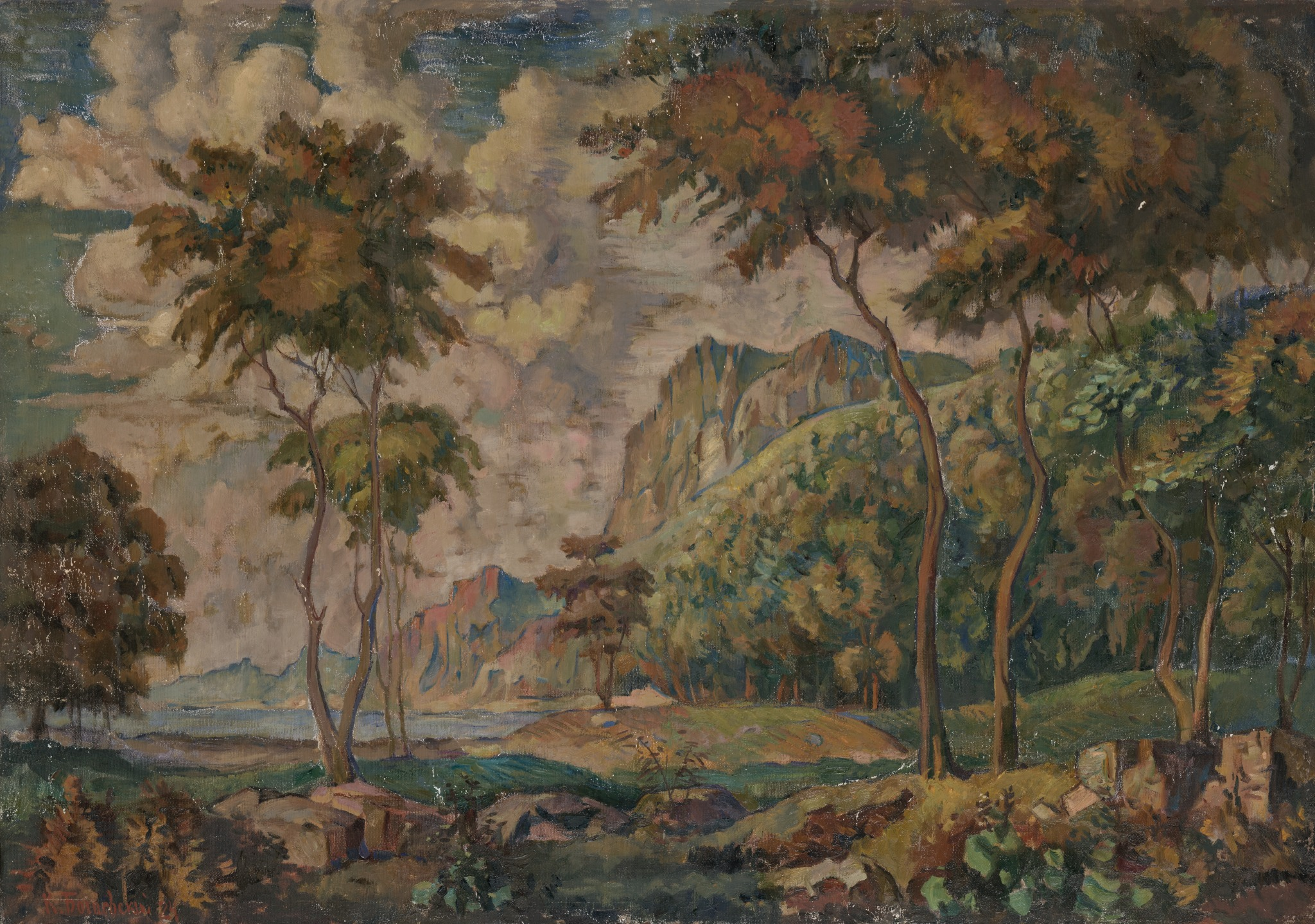 Пейзаж, Konstantin Bogaevsky, 1924