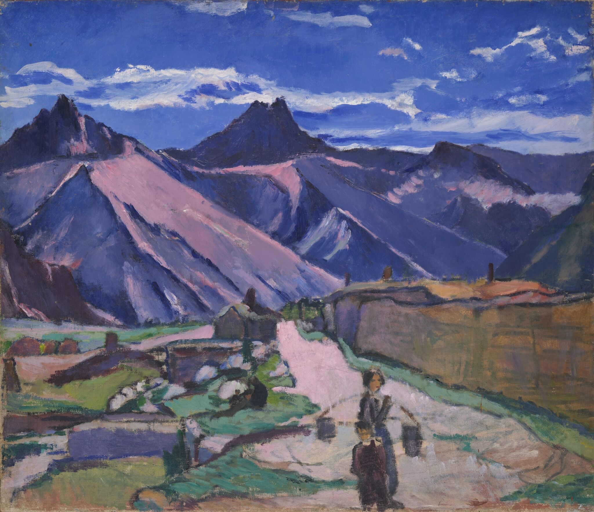 Кавказский аул, Konstantin Istomin, 1928