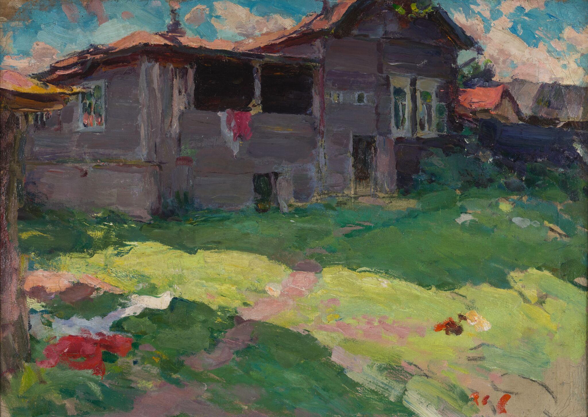 Дворик, Abram Arkhipov, late 1920s