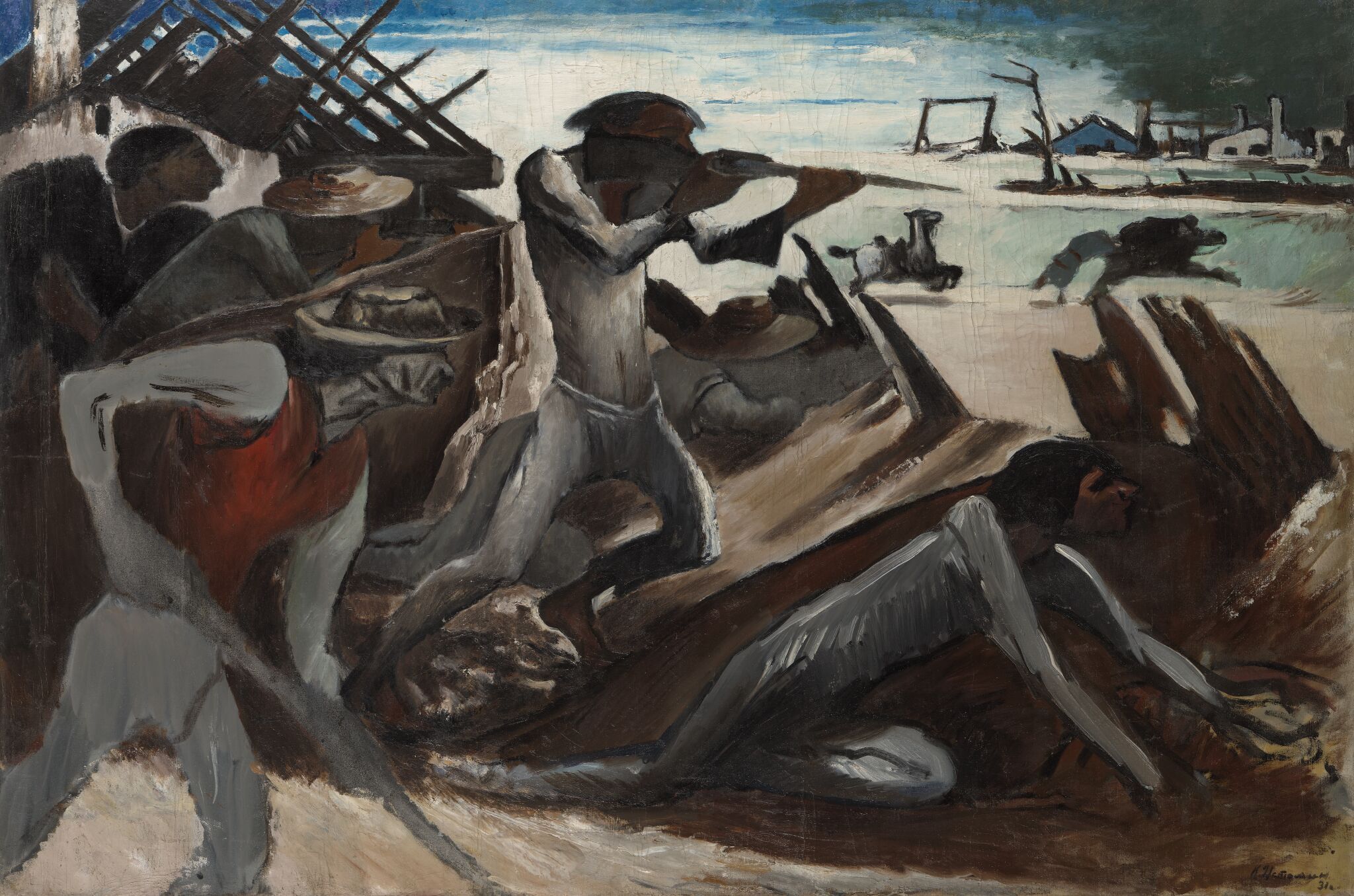 Восстание румынских крестьян, Konstantin Istomin, 1931