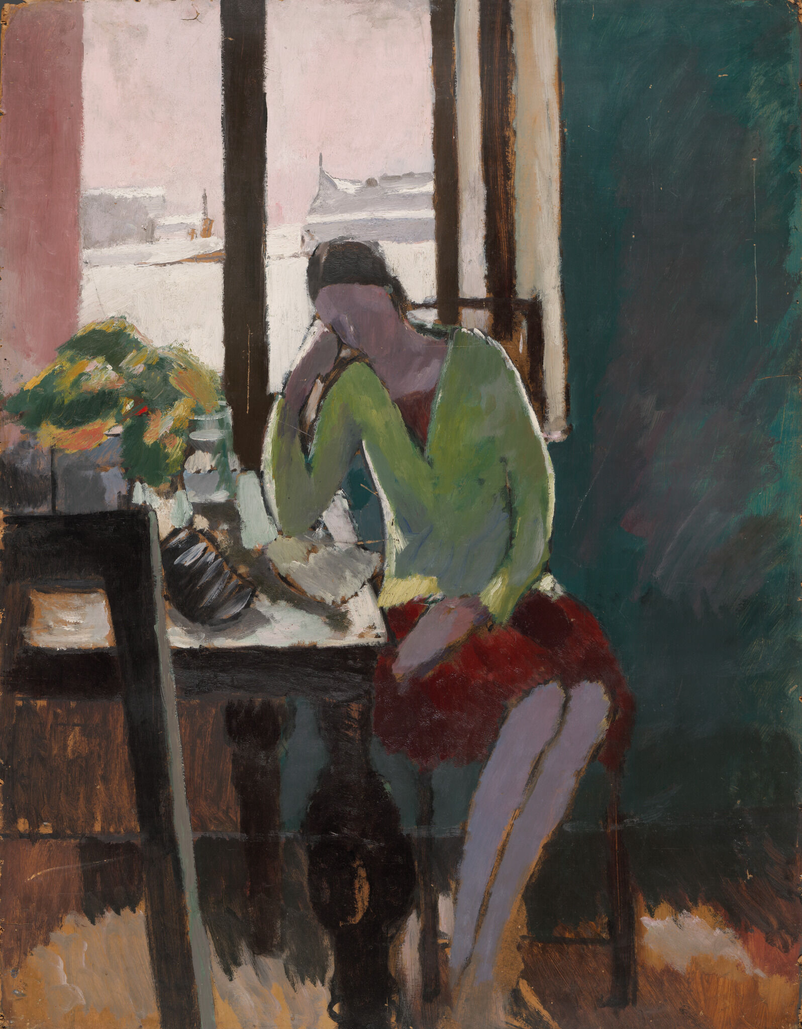 Зима (Надя), Konstantin Istomin, 1928