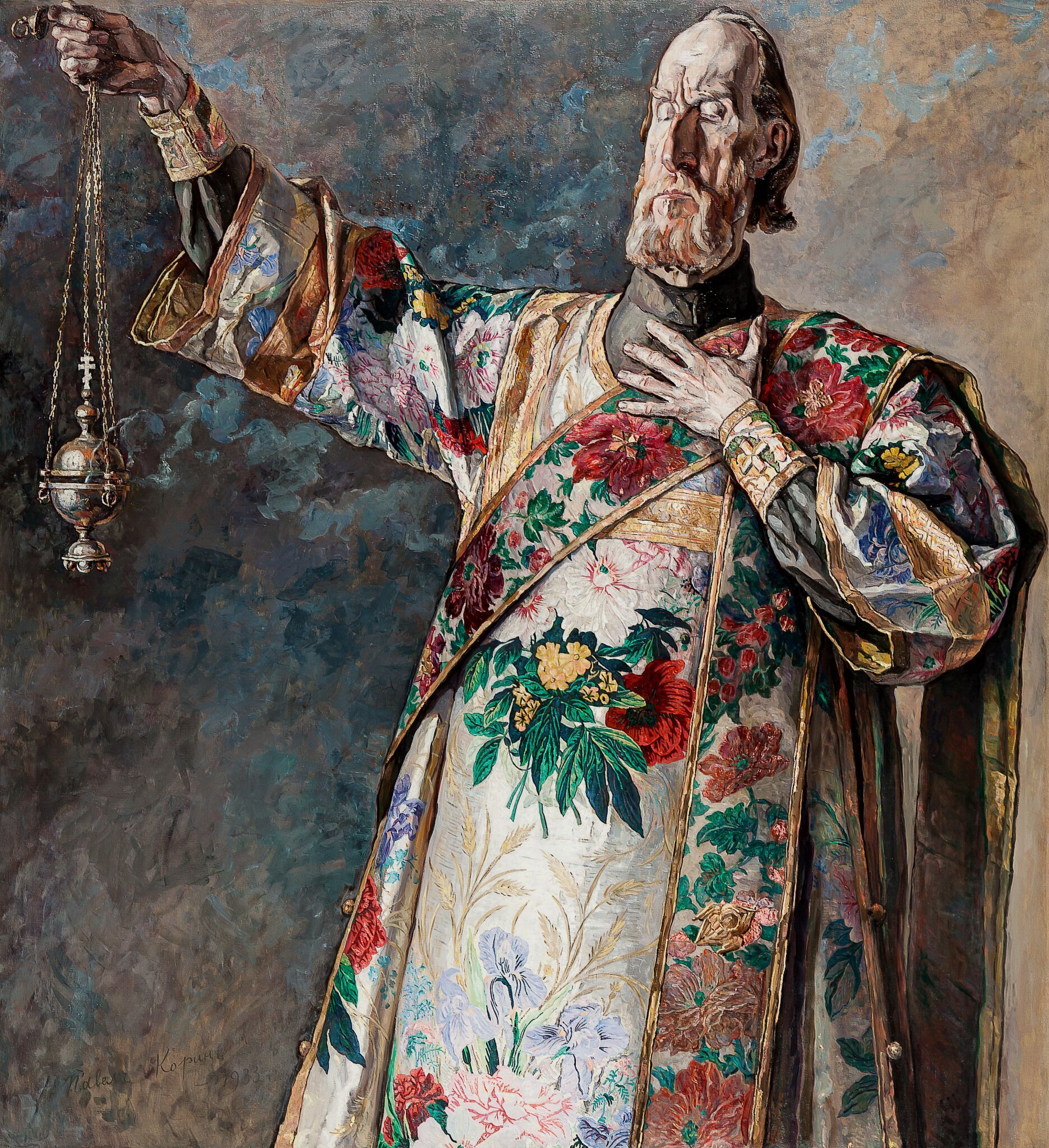 Протодиакон Михаил Кузьмич Холмогоров, Pavel Korin, 1933