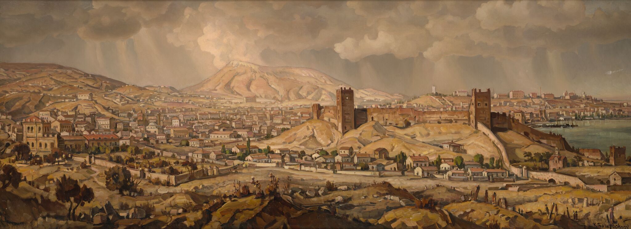 Феодосия современная, Konstantin Bogaevsky, 1932
