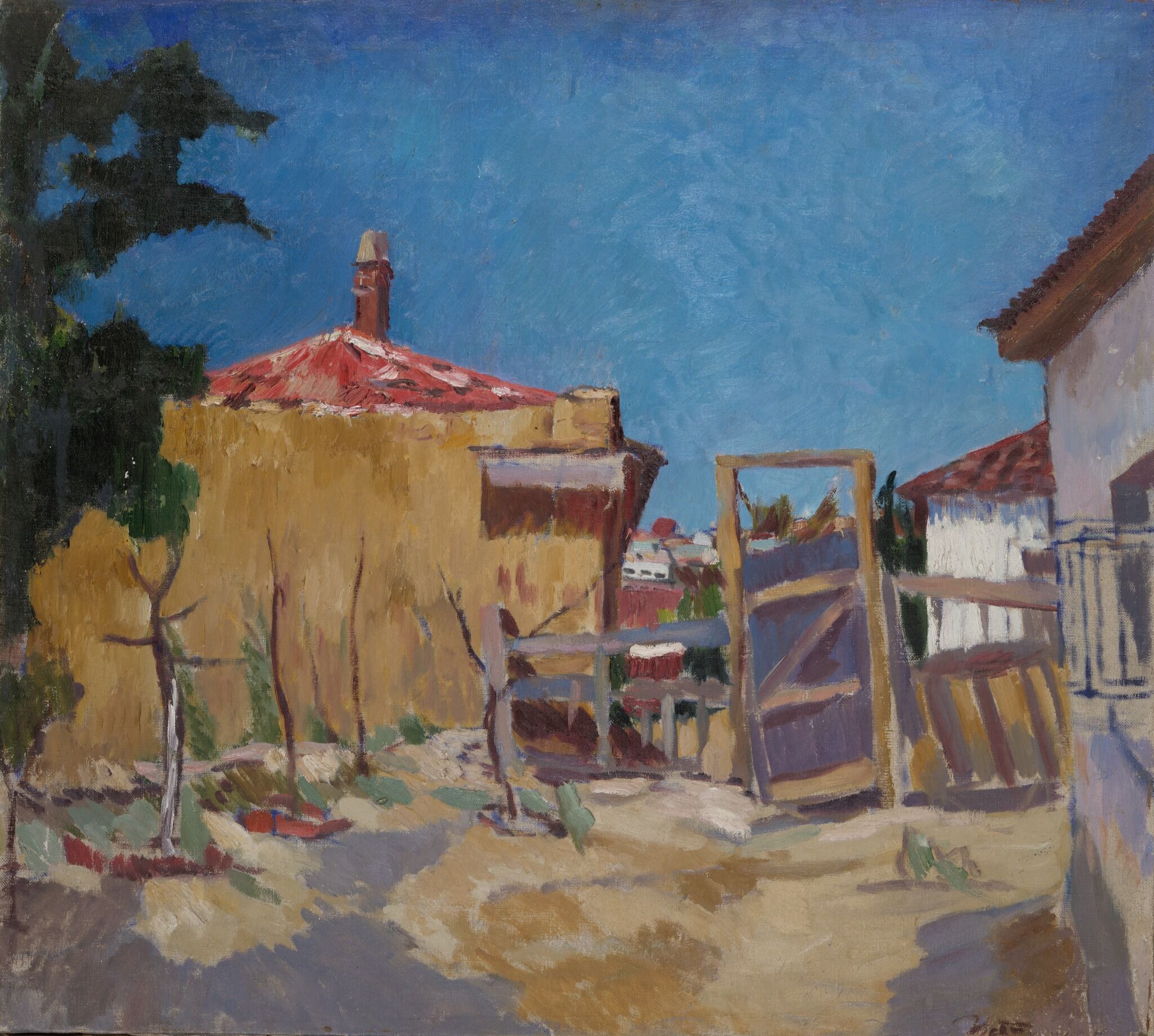 Крымский дворик, Konstantin Istomin, 1927