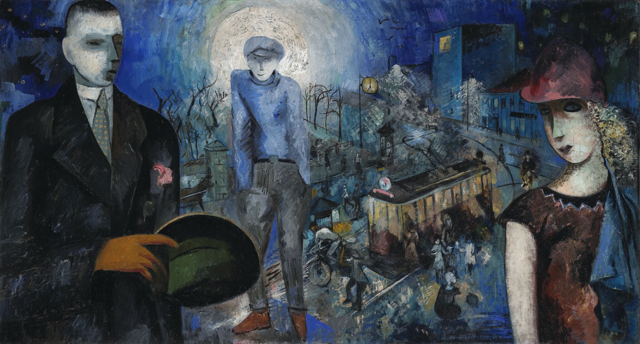 Лунная ночь. Город, Aleksandr Golovanov, 1930