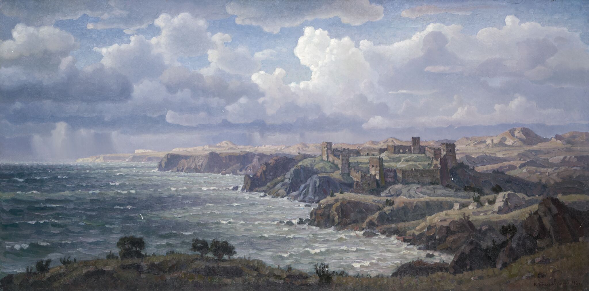 Старая крепость, Konstantin Bogaevsky, 1940