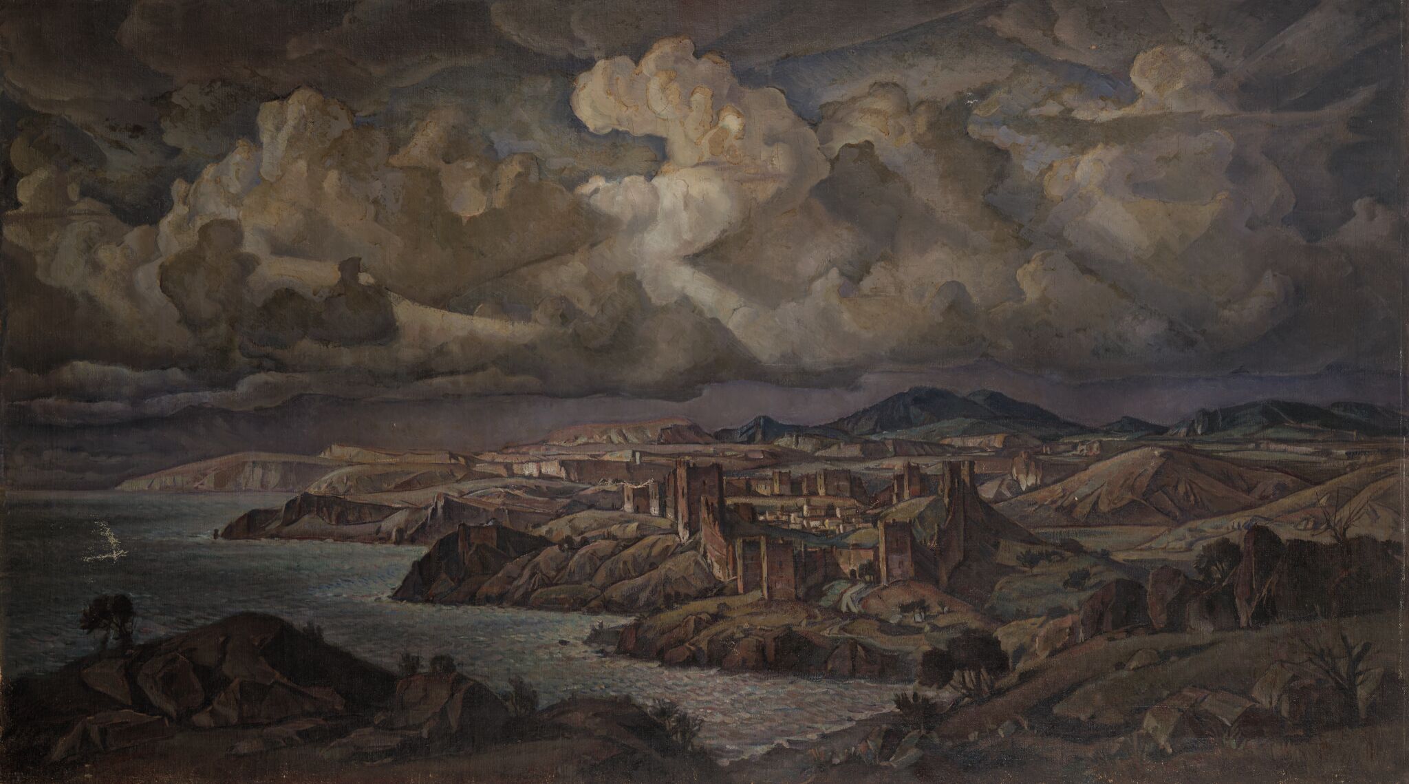 Ночь в Киммерии, Konstantin Bogaevsky, 1920s