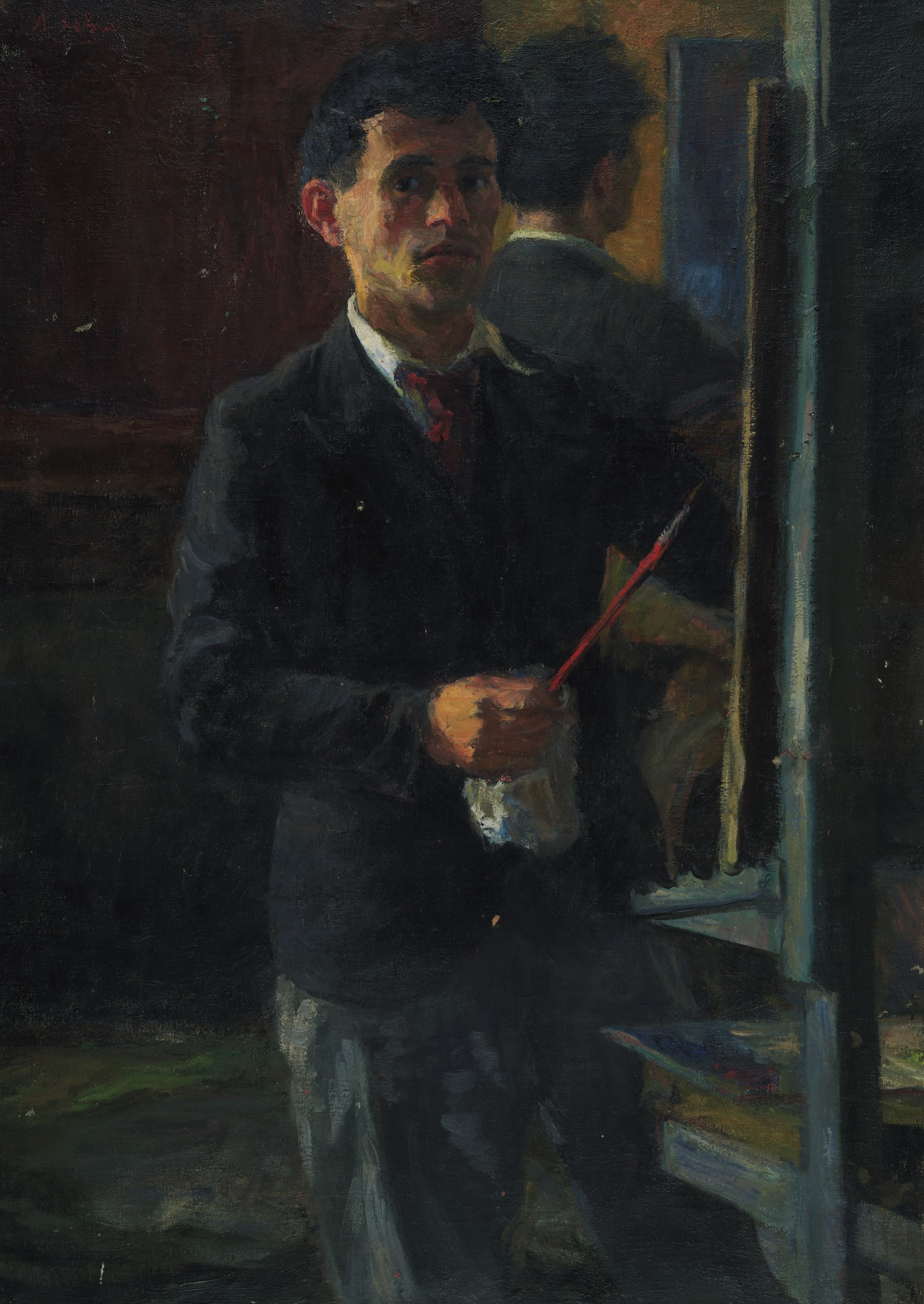 Автопортрет, Lev Zevin, 1930s