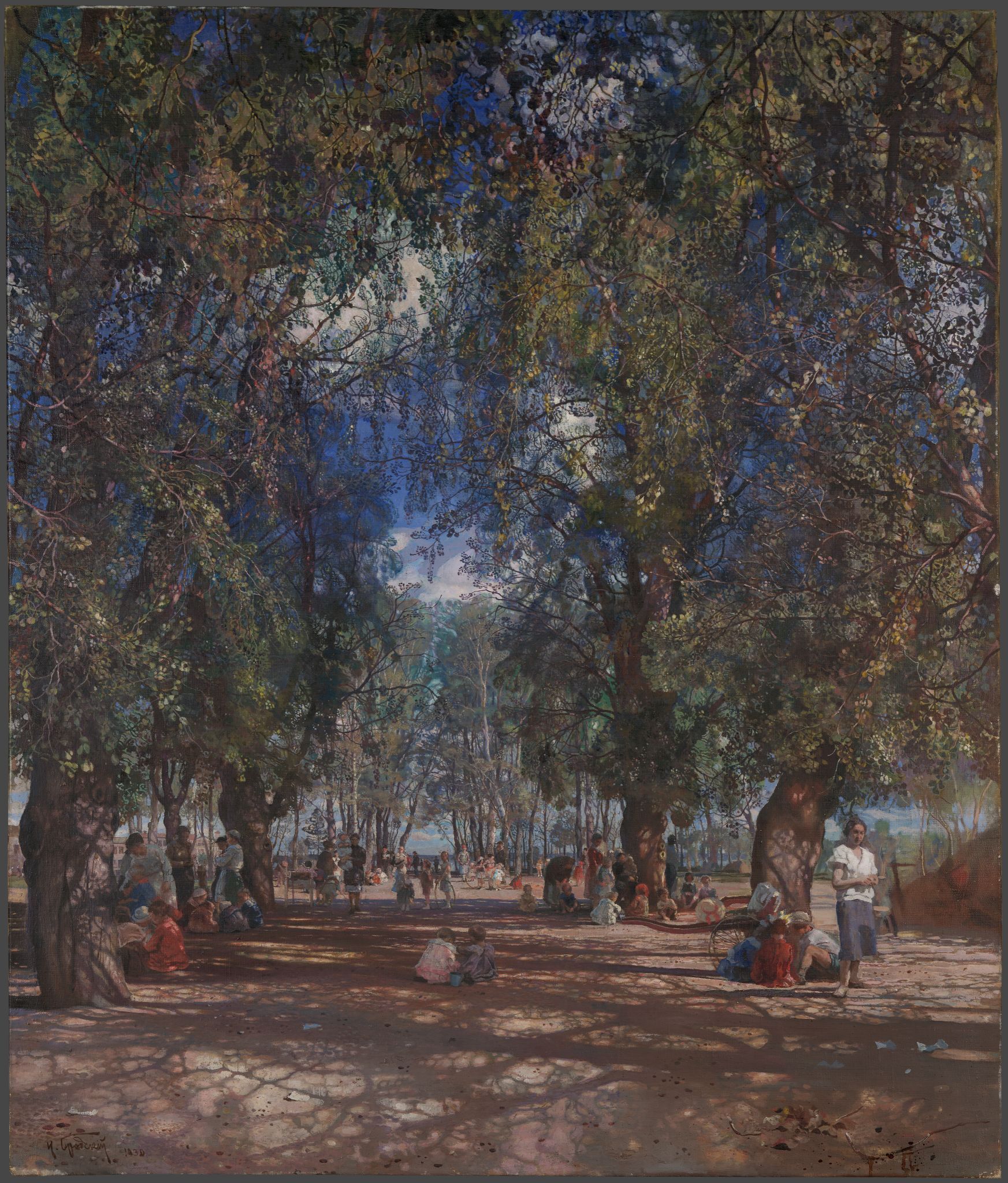 Аллея парка, Isaak Brodsky, 1911,1930