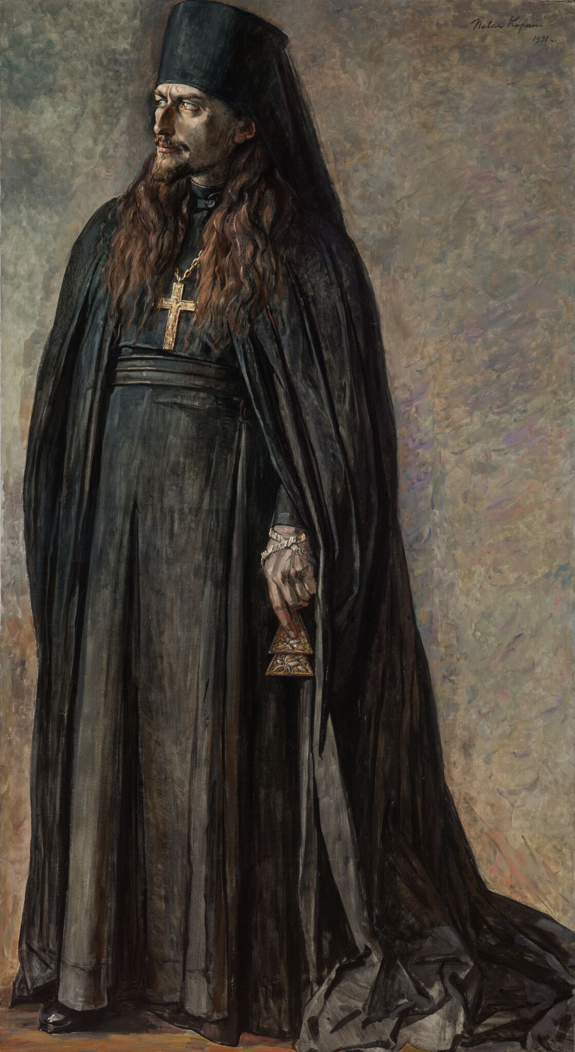 Молодой иеромонах Алексий, Pavel Korin, 1931