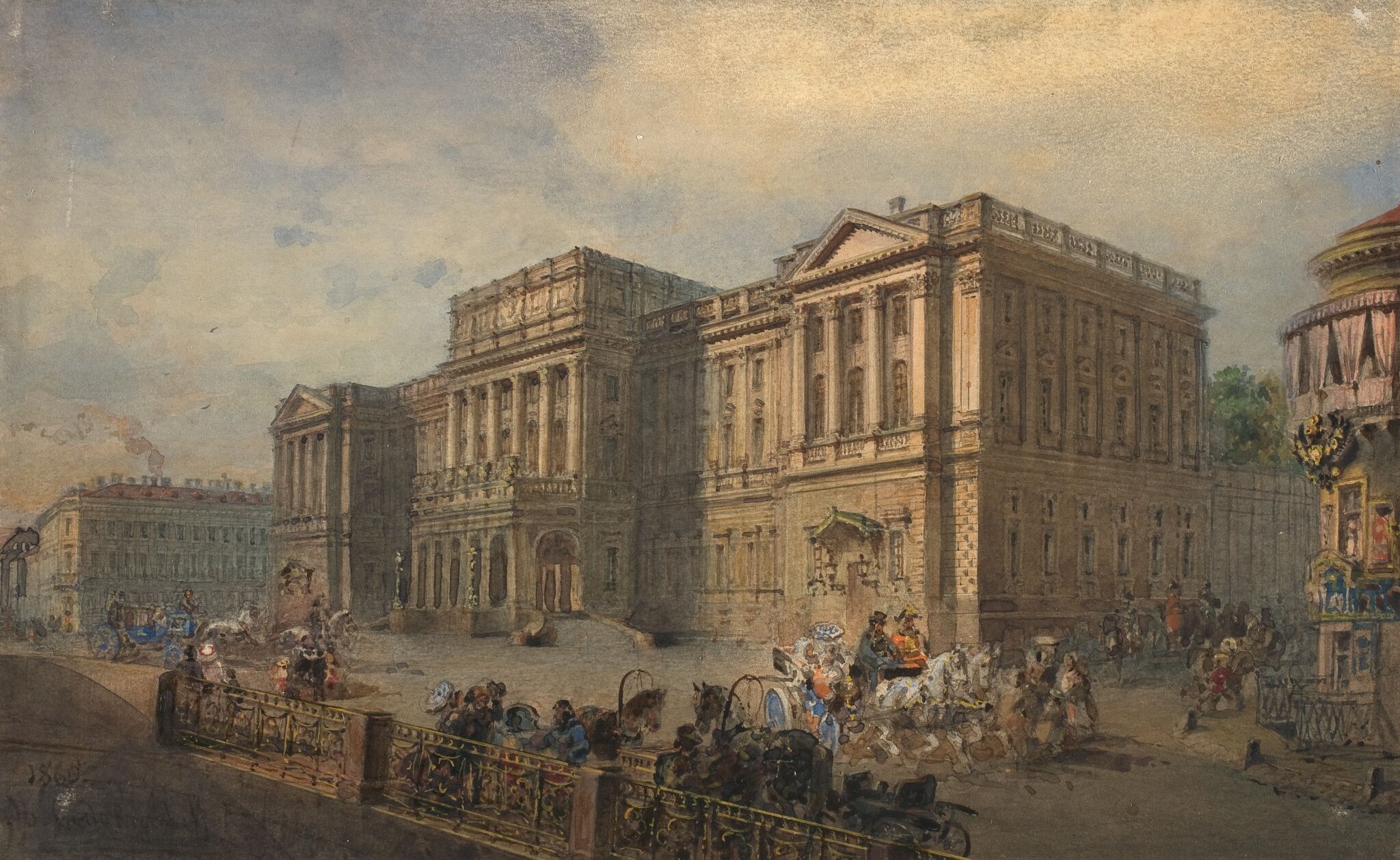 Мариинский дворец в С.-Петербурге, Vasily Sadovnikov, late 1840s