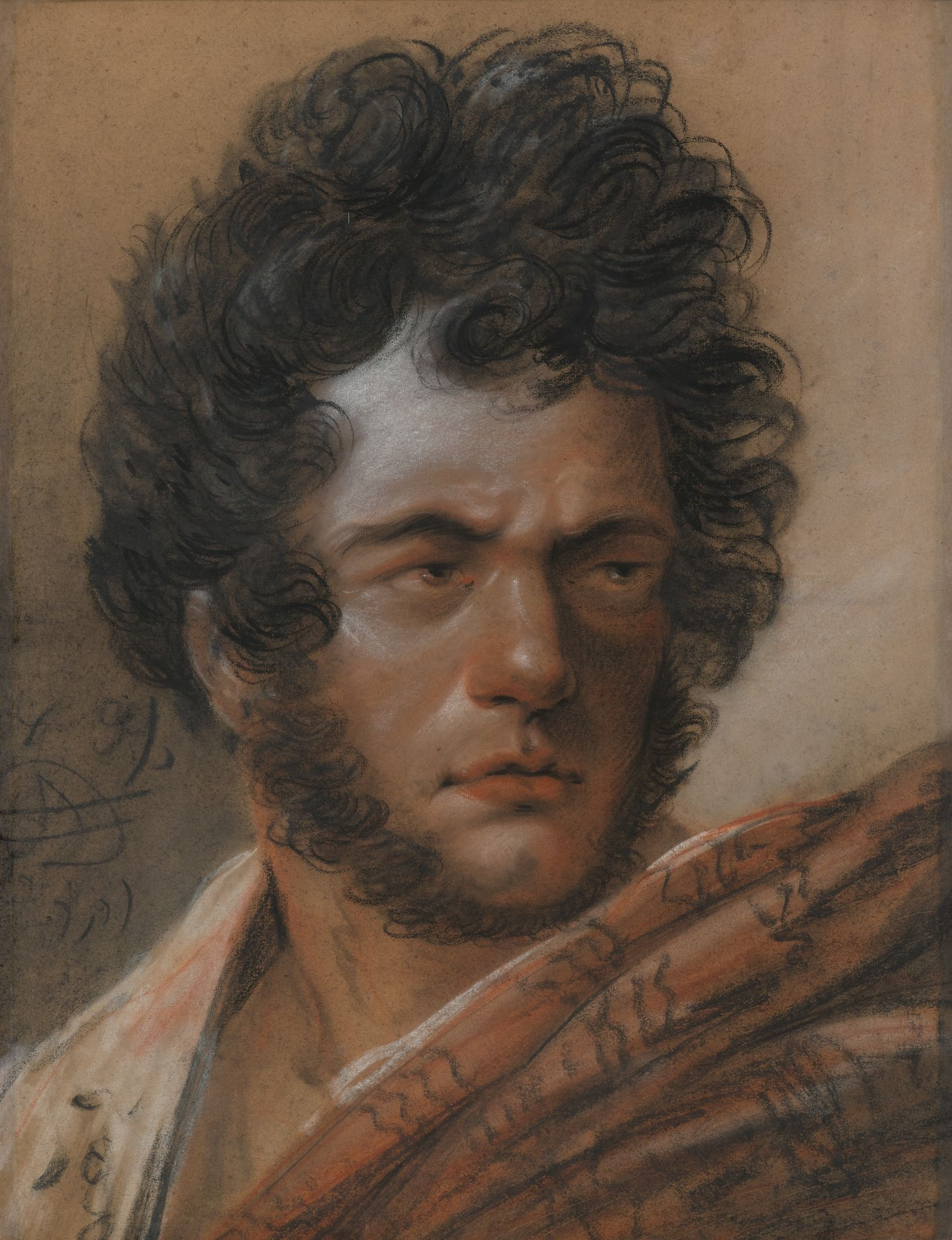 Автопортрет, Alexander Orlowski, 1809