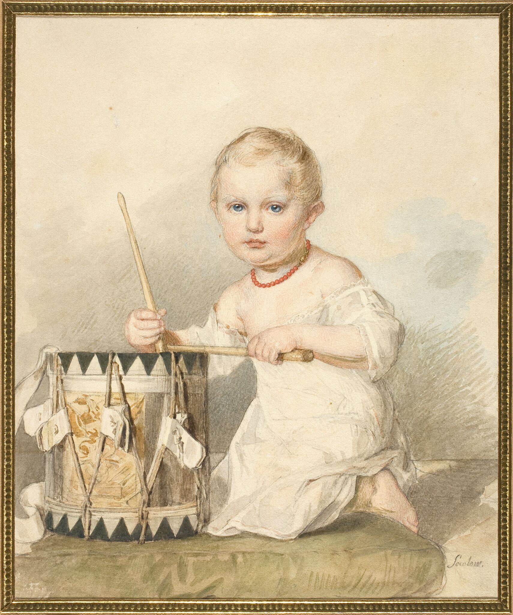 Портрет великого князя Константина Николаевича, Petr Sokolov, late 1820s