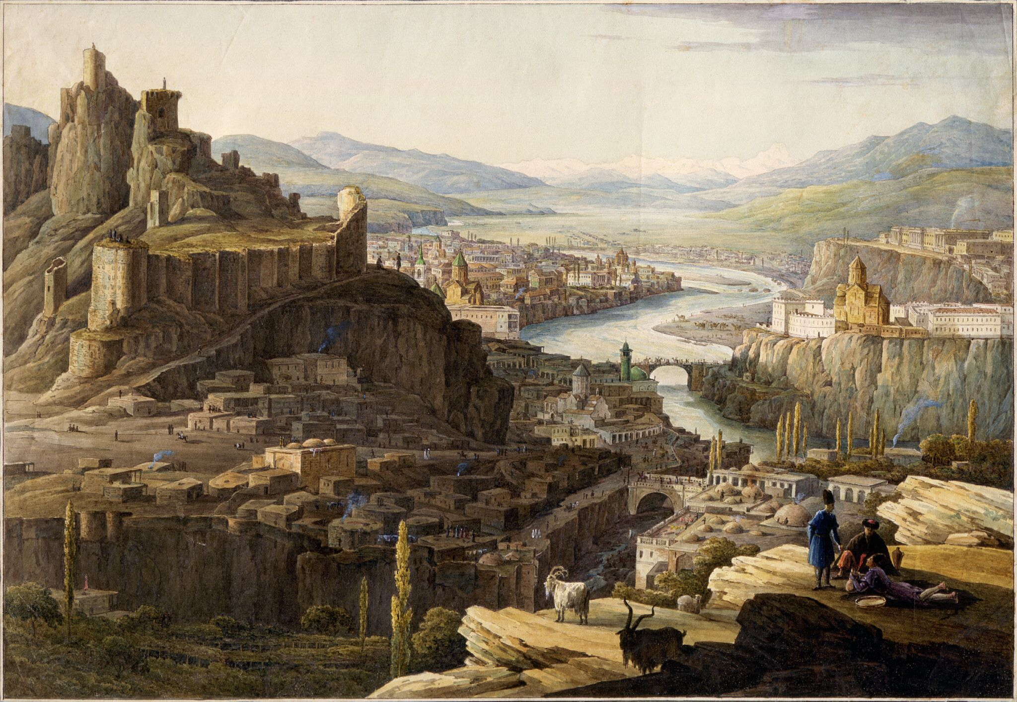 Вид Тифлиса, Nikanor Chernetsov, 1830