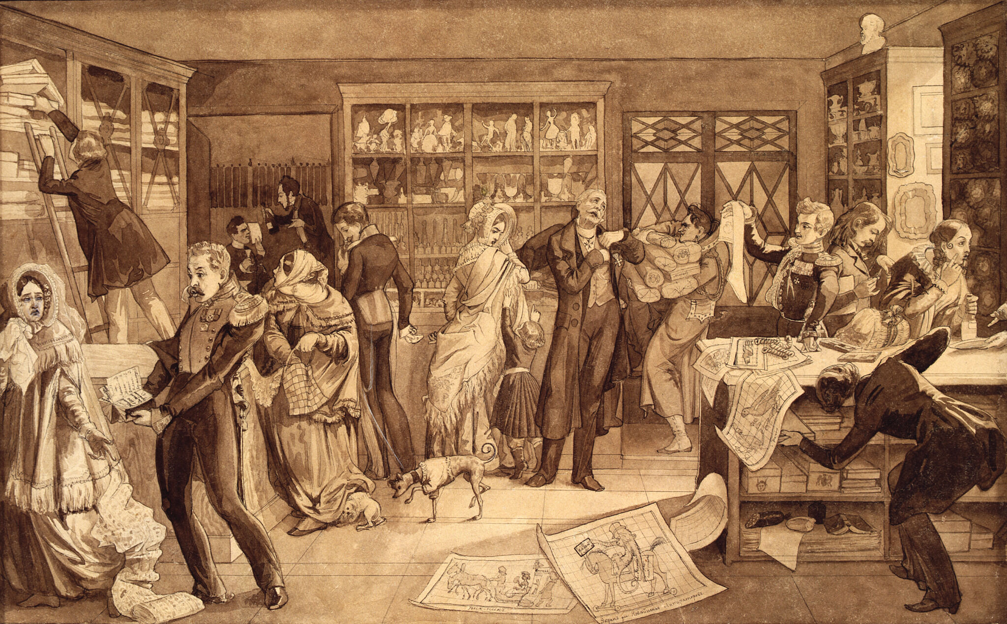 Магазин, Pavel Fedotov, 1844-1846