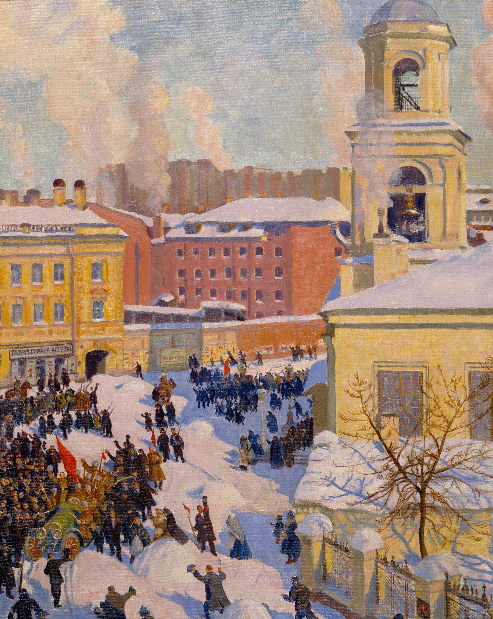 27 февраля 1917 года, Boris Kustodiev, 1917