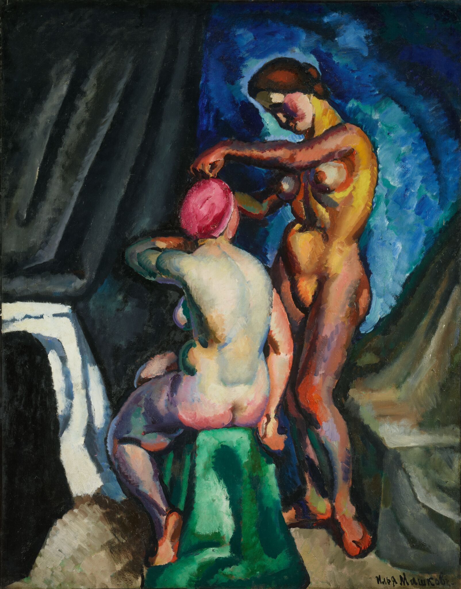 Натурщицы, Ilya Mashkov, 1918