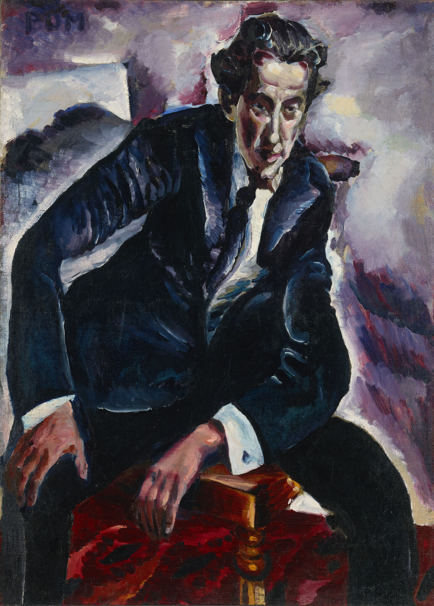 Портрет кинорежиссера Абрама Матвеевича Роома, Aleksei Kravchenko, 1919
