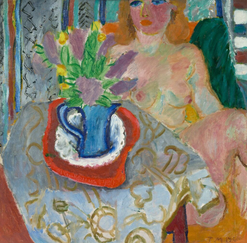 Сирень и женщина