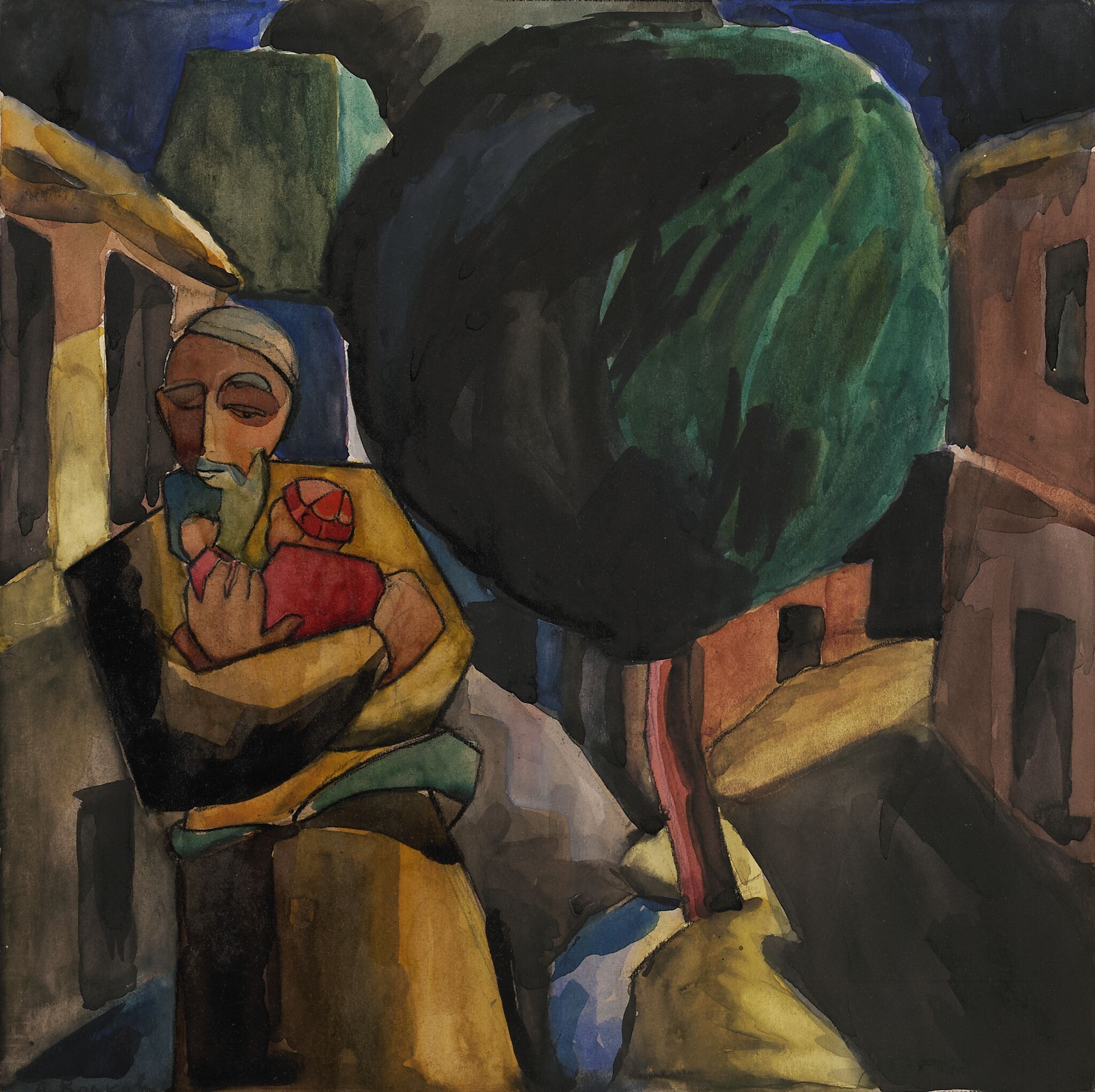 Дедушка и внук, Aleksandr Volkov, 1926