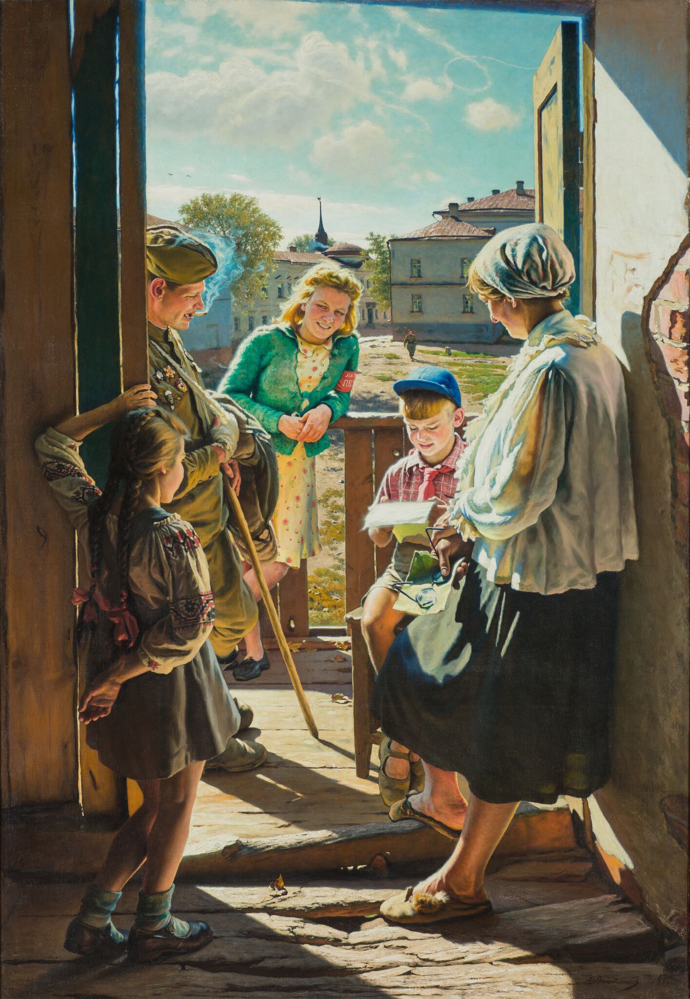 Письмо с фронта, Aleksandr Laktionov, 1947