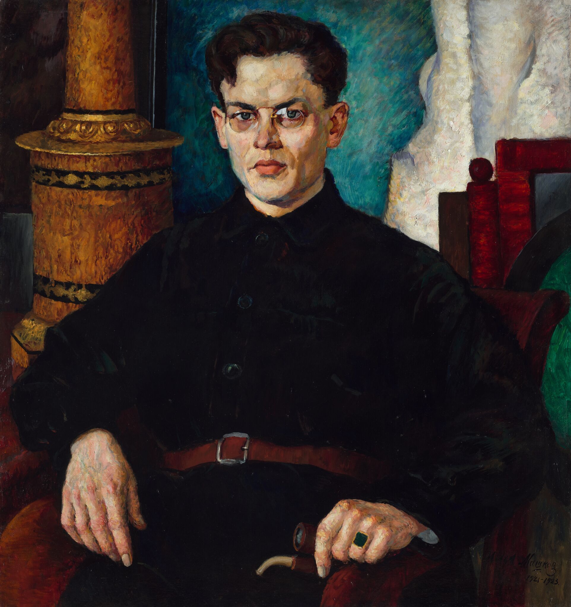 Портрет Н.И. Скаткина, Ilya Mashkov, 1921–1923
