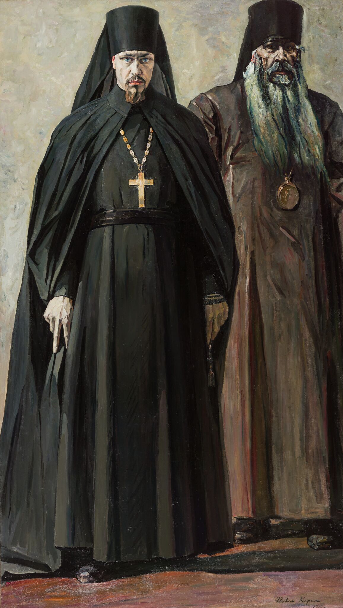 Иеромонах Пимен и епископ Антонин, Pavel Korin, 1935