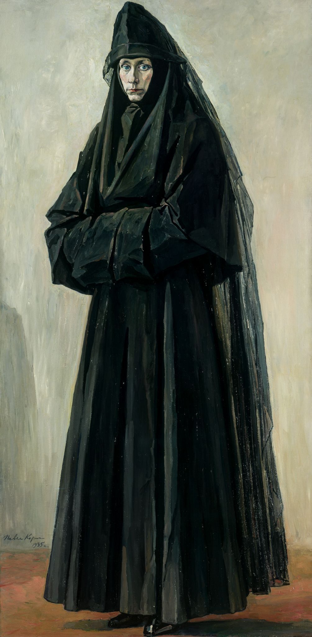 Молодая монахиня, Pavel Korin, 1935