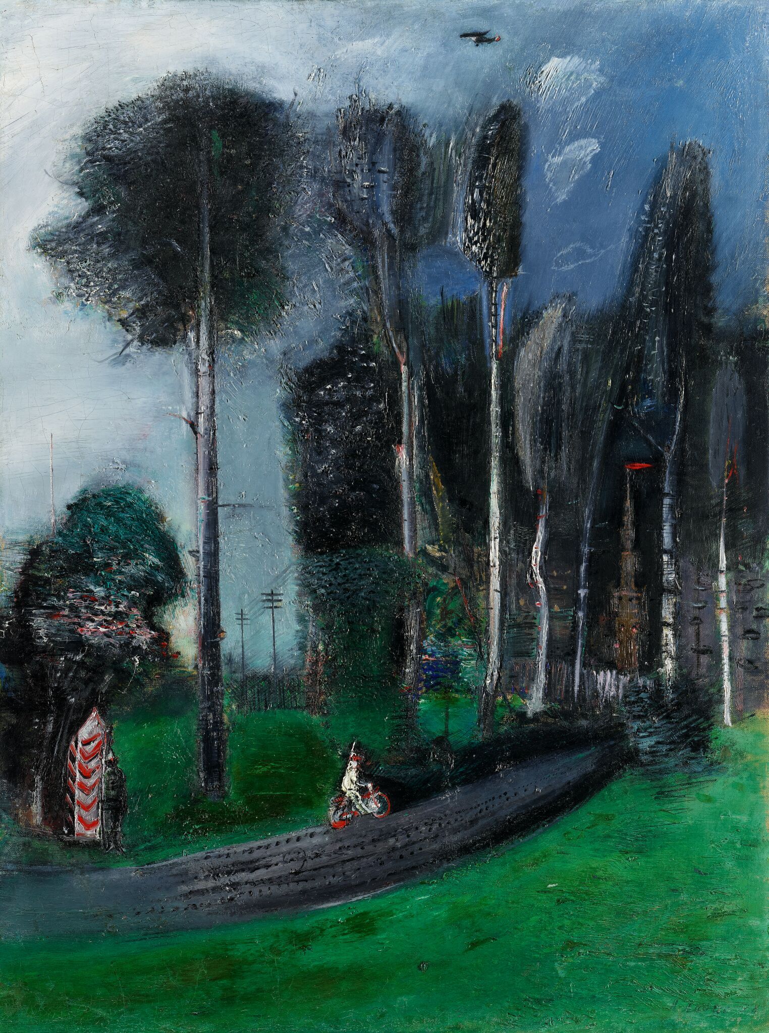 Вечером на пути к аэродрому, Aleksandr Labas, 1928