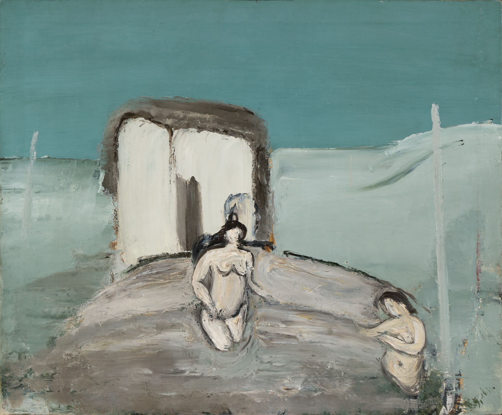 Две купальщицы, Aleksandr Drevin, 1931