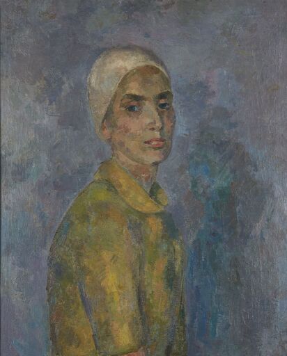 Женщина в желтой блузе (Портрет А.В. Щекин-Кротовой)