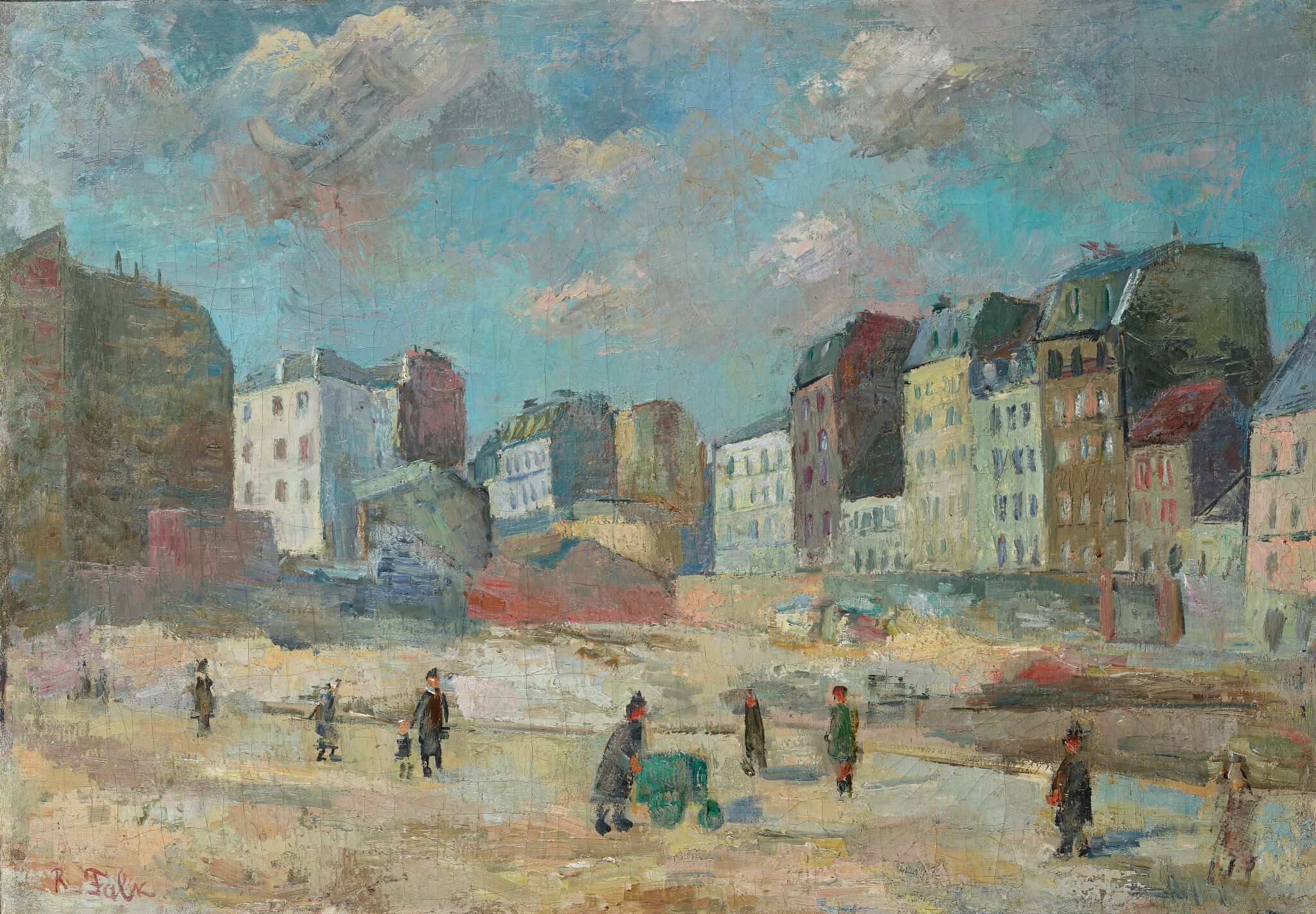 Место под застройку, Robert Falk, 1934