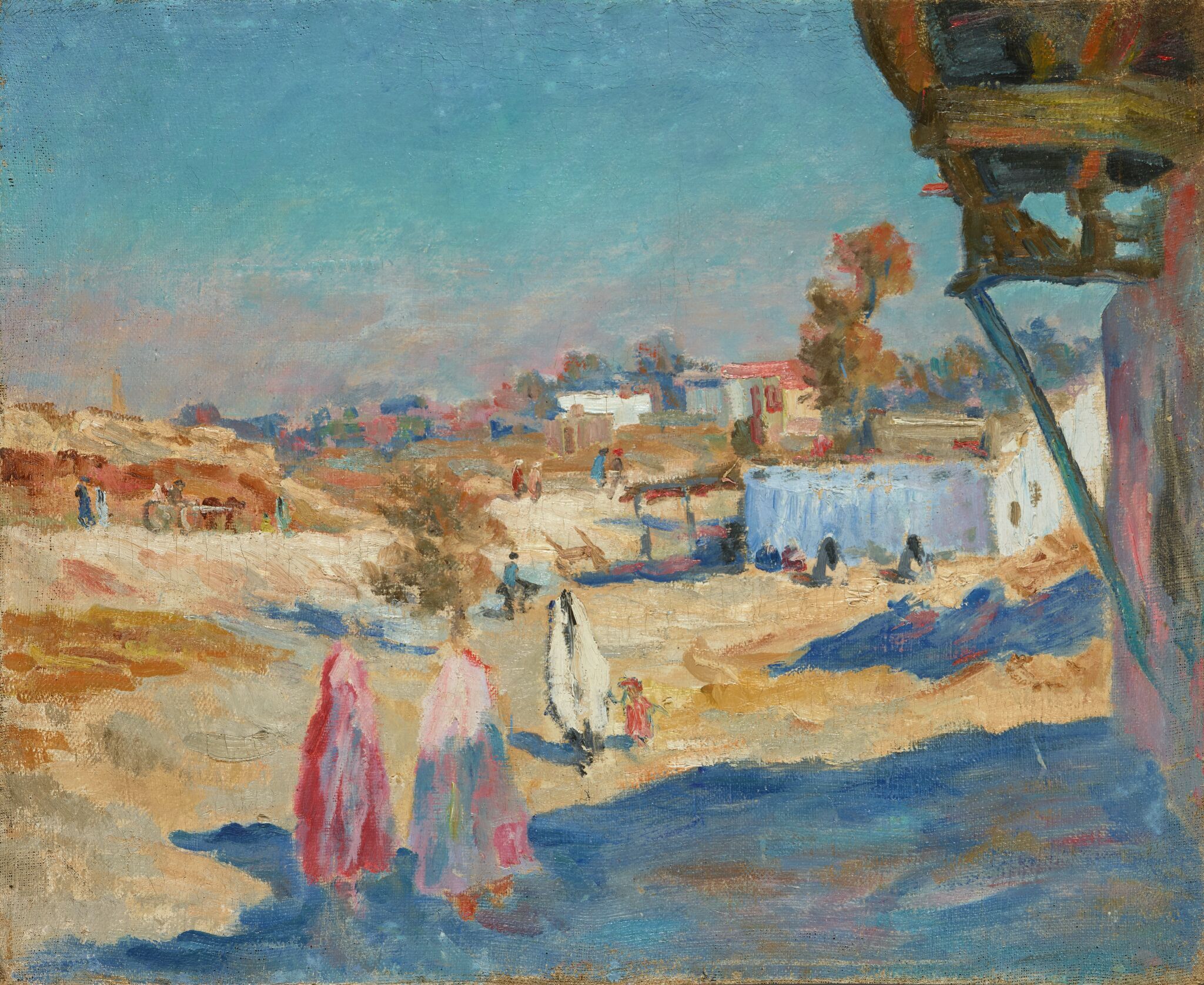 Женщины в розовом. Самарканд, Lev Kramarenko, 1934