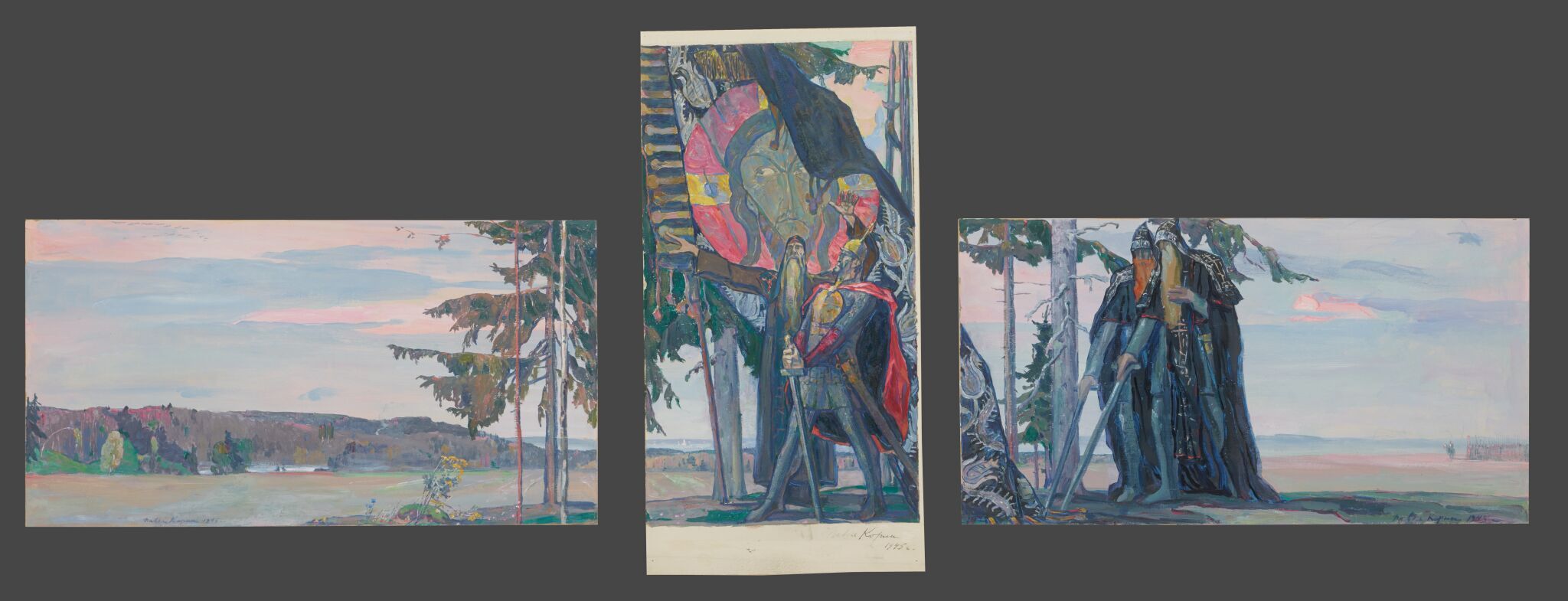 Эскиз к триптиху «Дмитрий Донской», Pavel Korin, 1945
