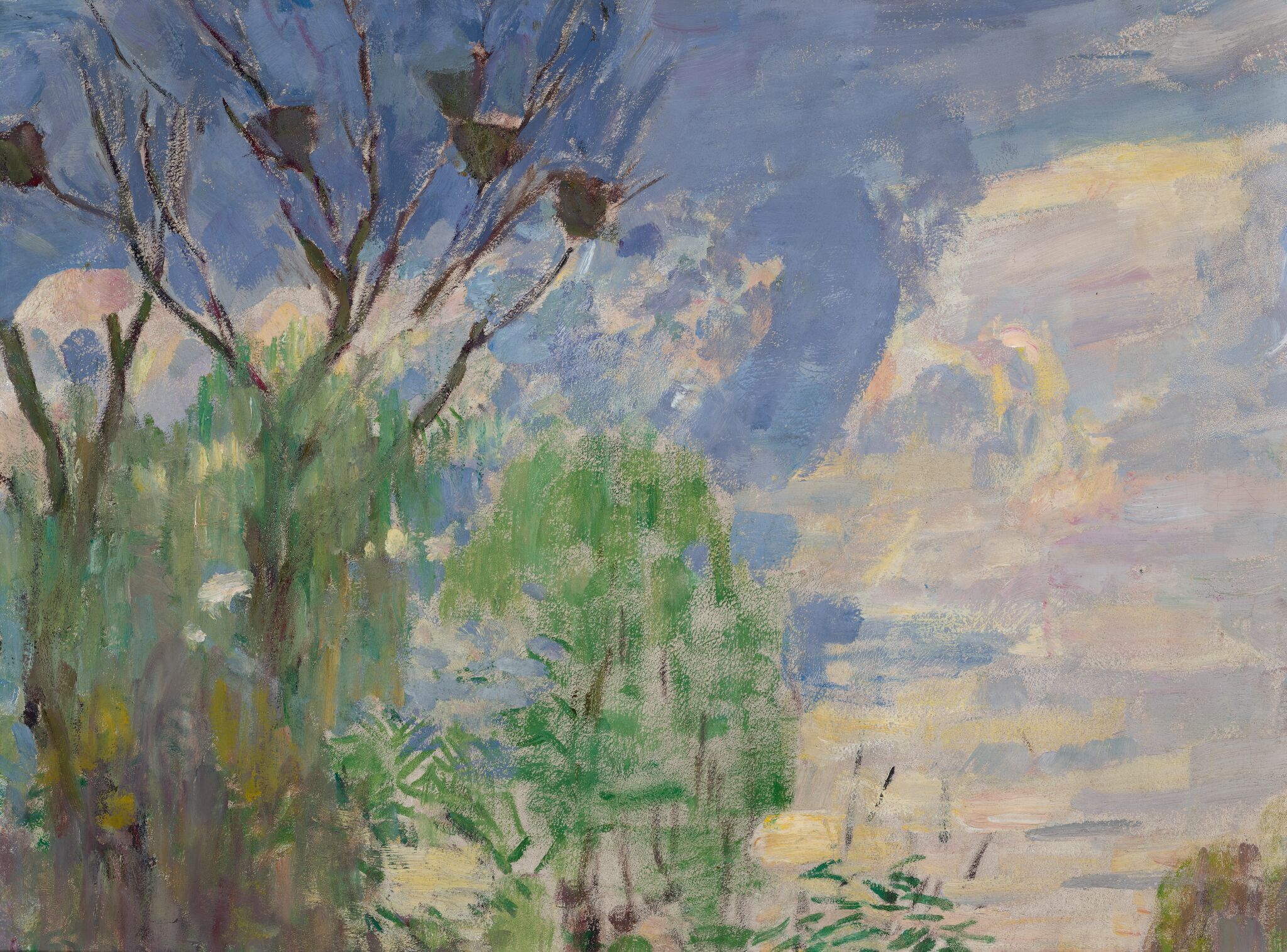 Весенний пейзаж, Nikolai Ulyanov, 1930