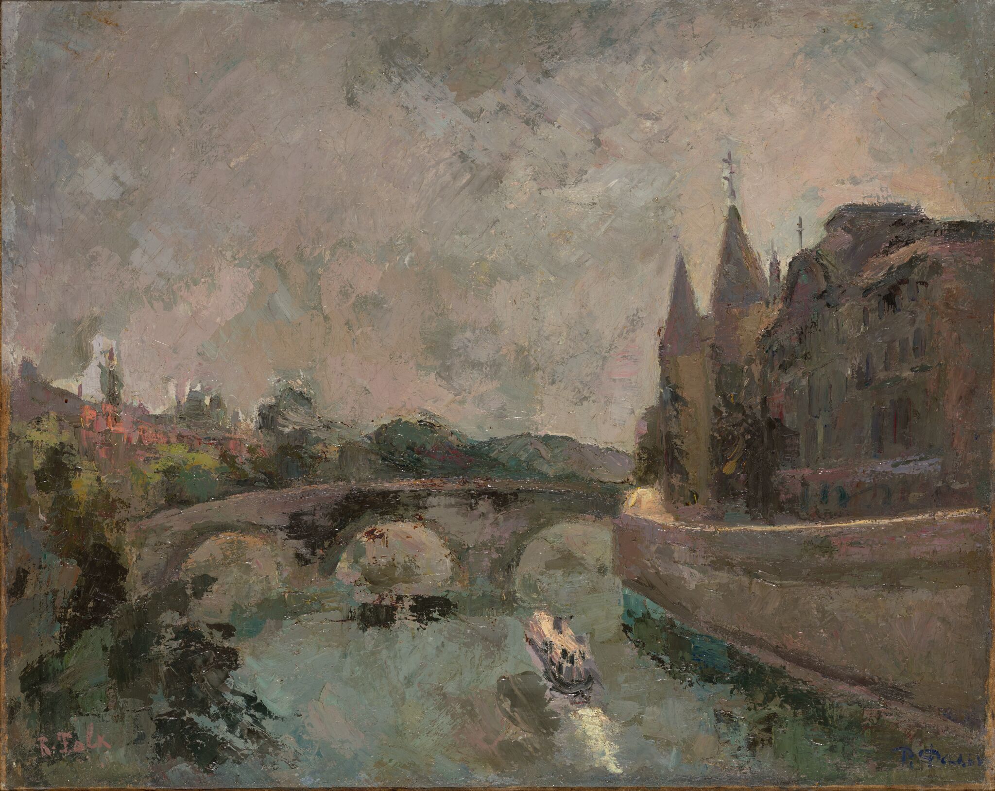 Мост у старой тюрьмы, Robert Falk, 1936