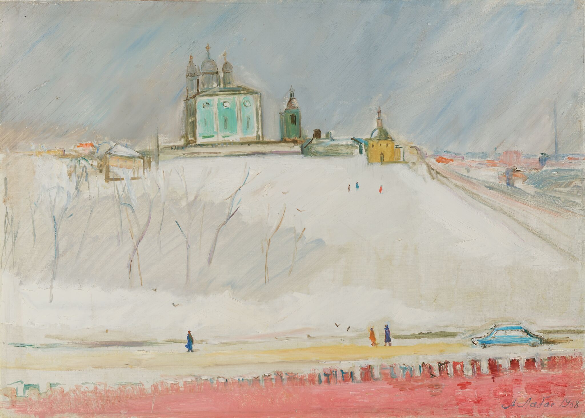 Вид на Соборную гору. Из серии «Смоленск», Aleksandr Labas, 1968