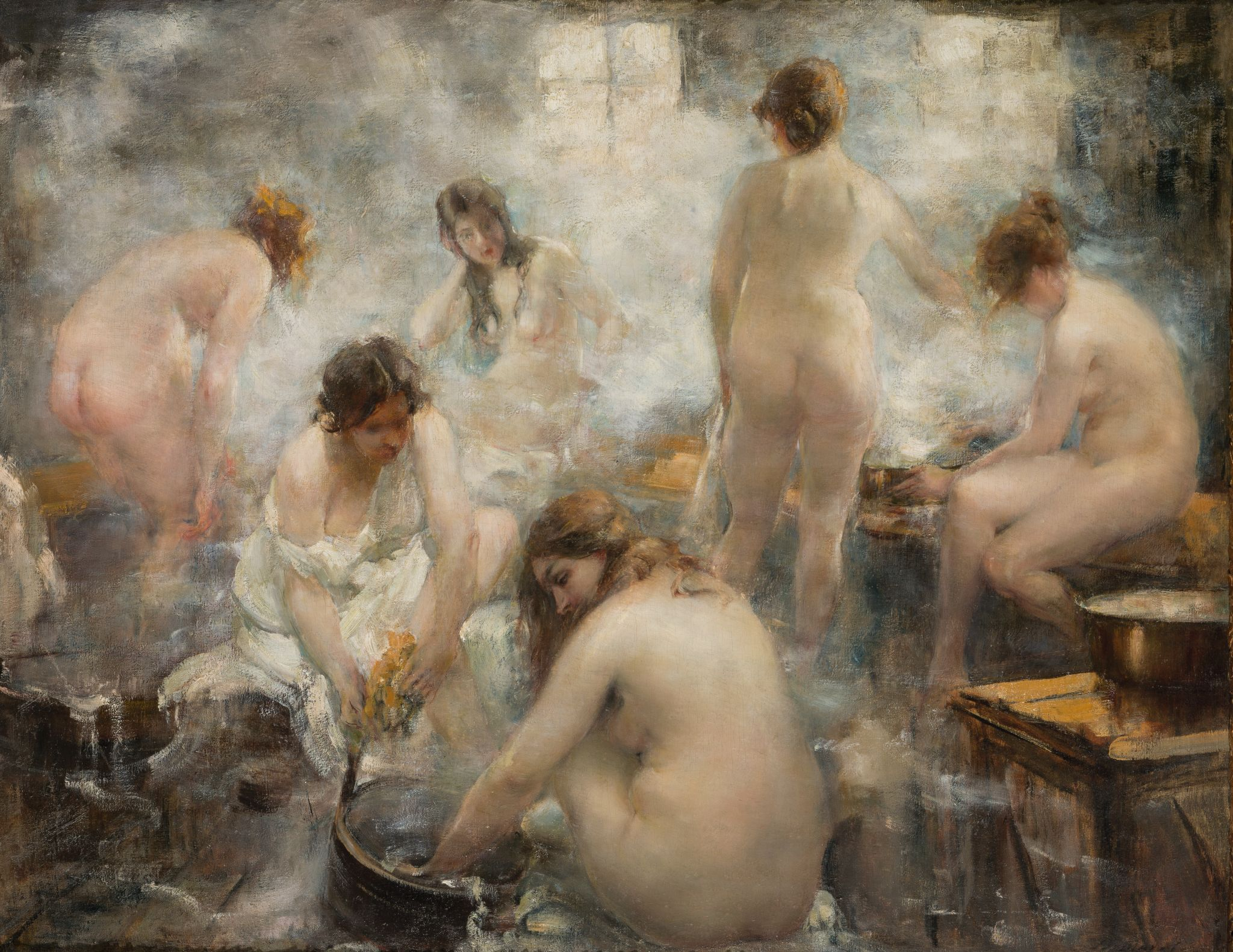 В бане, Vitaliy Tikhov, 1921