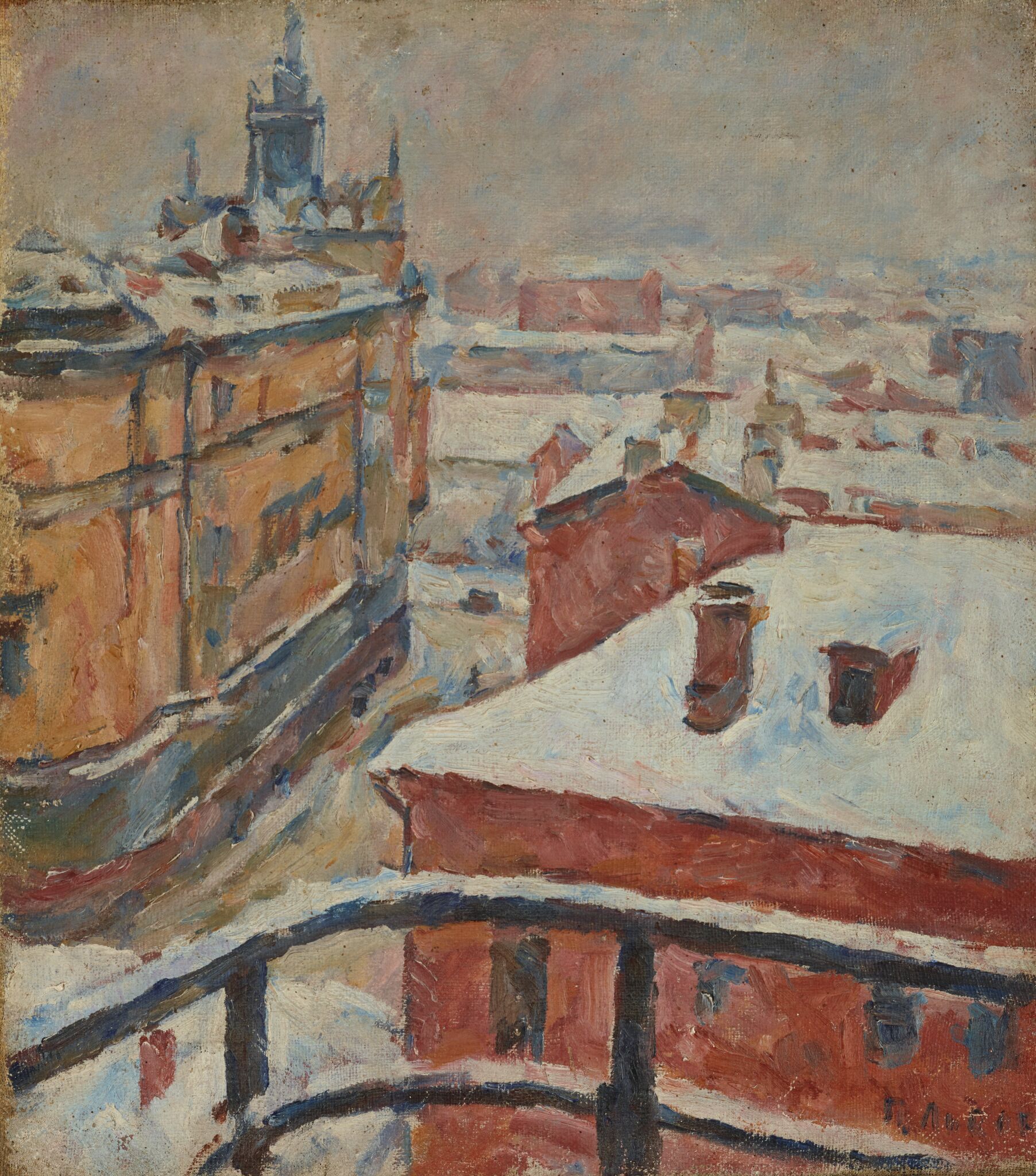 Вид на «Дом России», Pyotr Ivanovich Lvov, 1924–1928