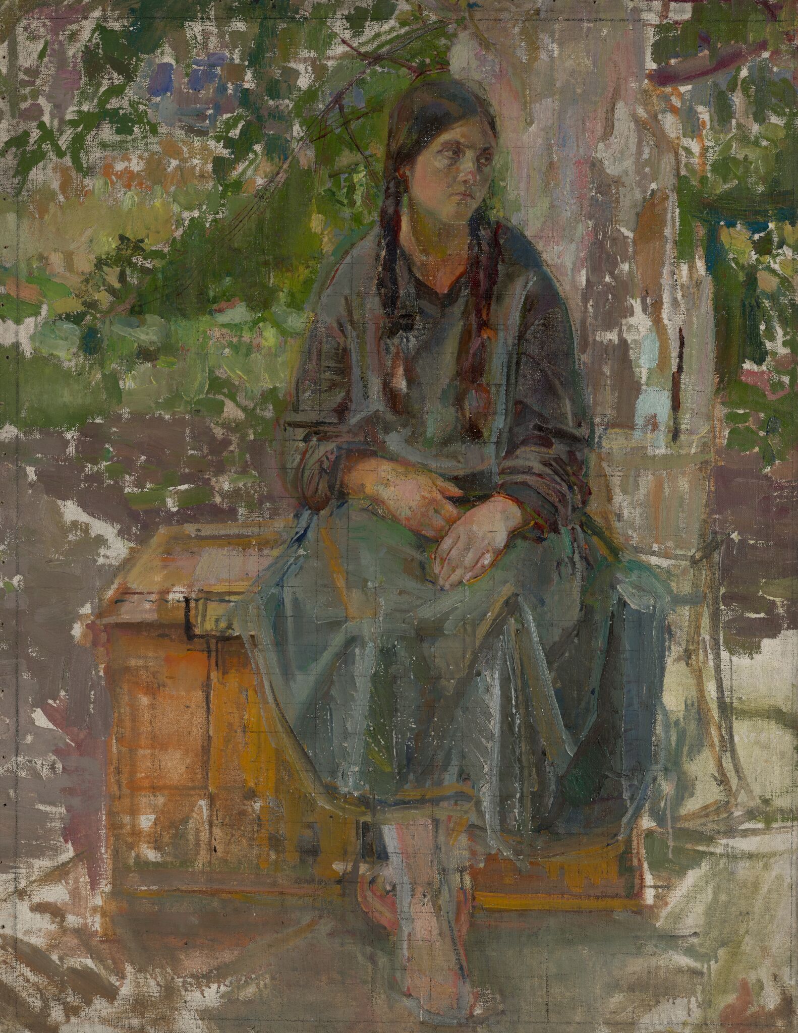 Девушка, Alexander Savinov, 1937