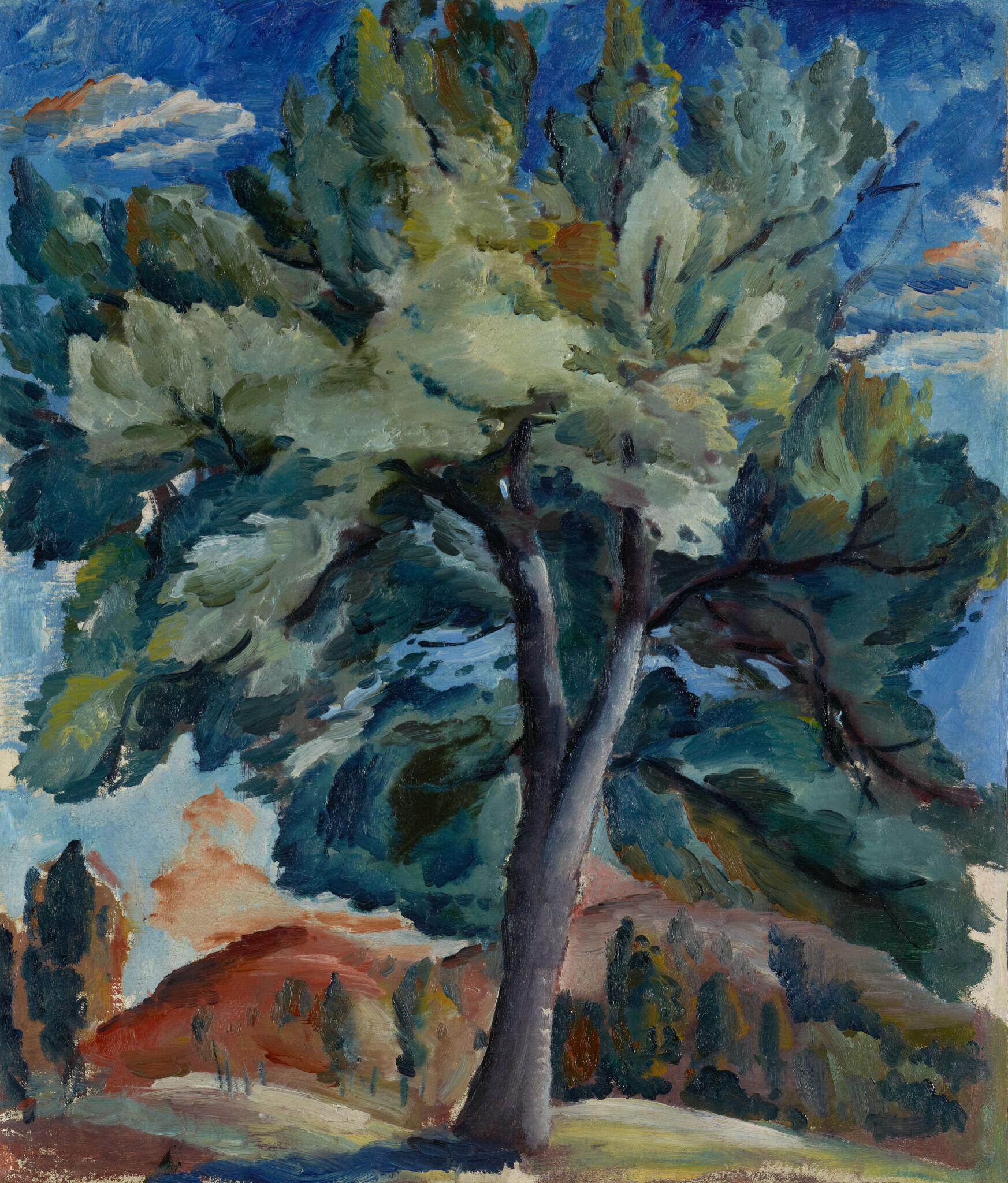 Старое дерево, Aleksei Kravchenko, 1918